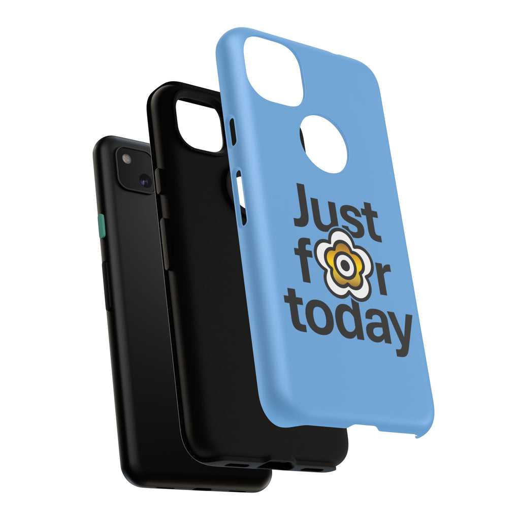 P🌺🌺P2Poppies Just for Today Google Phone Case – Inspirational Recovery Protection