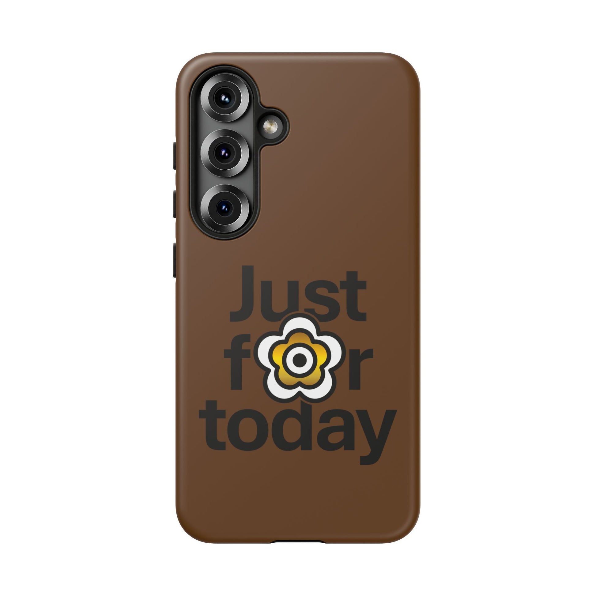 P🌺🌺P2Poppies Just for Today Samsung Phone Case – Inspirational Recovery Protection