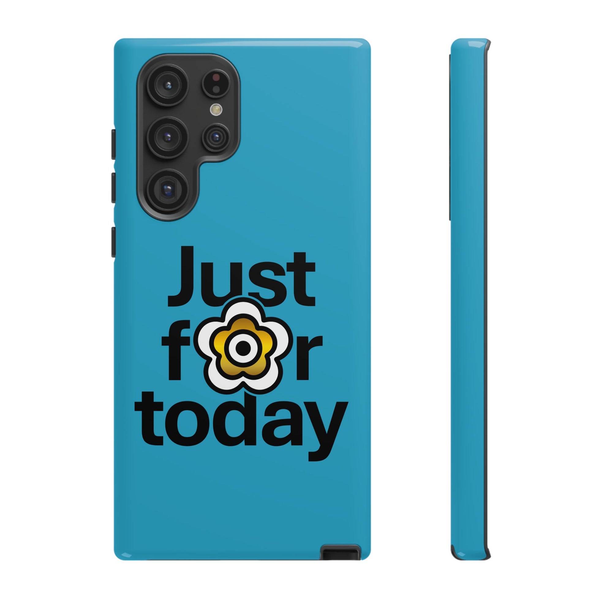 P🌺🌺P2Poppies Just for Today Samsung Phone Case – Inspirational Recovery Protection