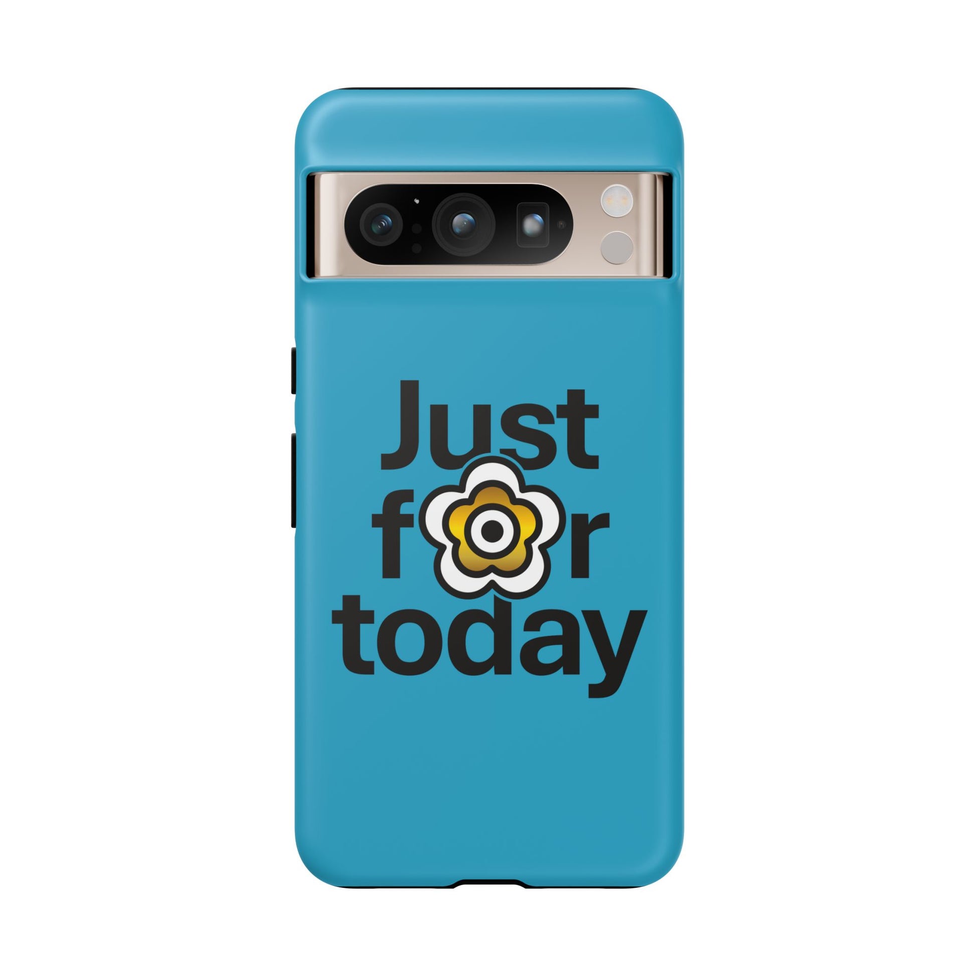 P🌺🌺P2Poppies Just for Today Google Phone Case – Inspirational Recovery Protection