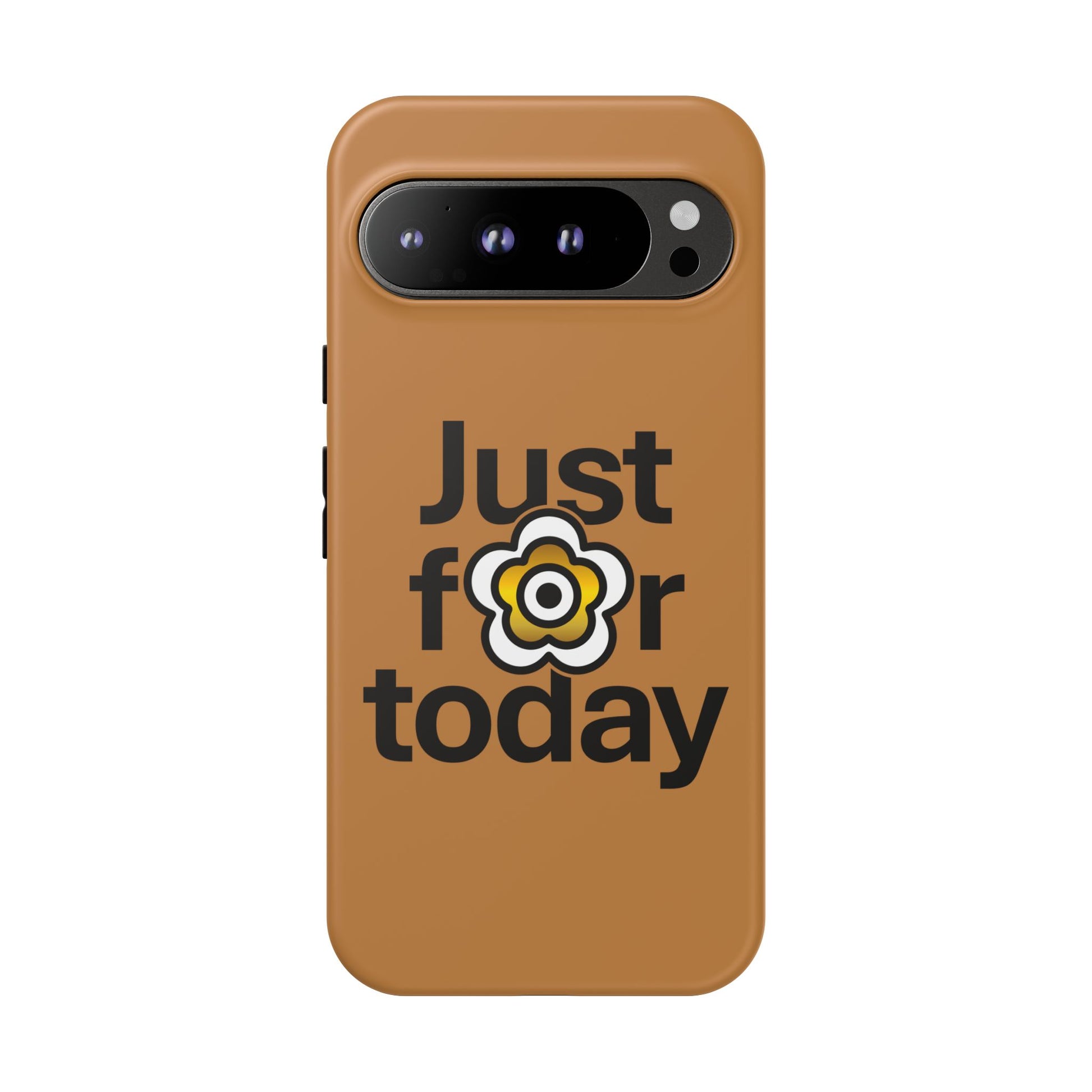 P🌺🌺P2Poppies Just for Today Google Phone Case – Inspirational Recovery Protection