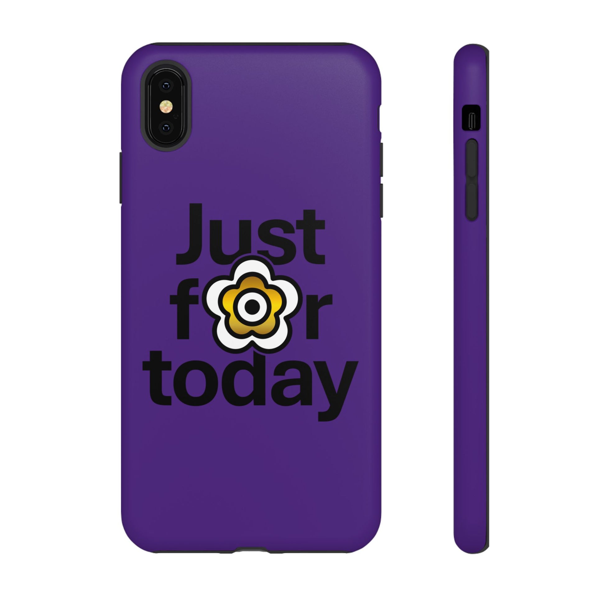 P🌺🌺P2Poppies Just for Today i-Phone Case – Inspirational Recovery Protection