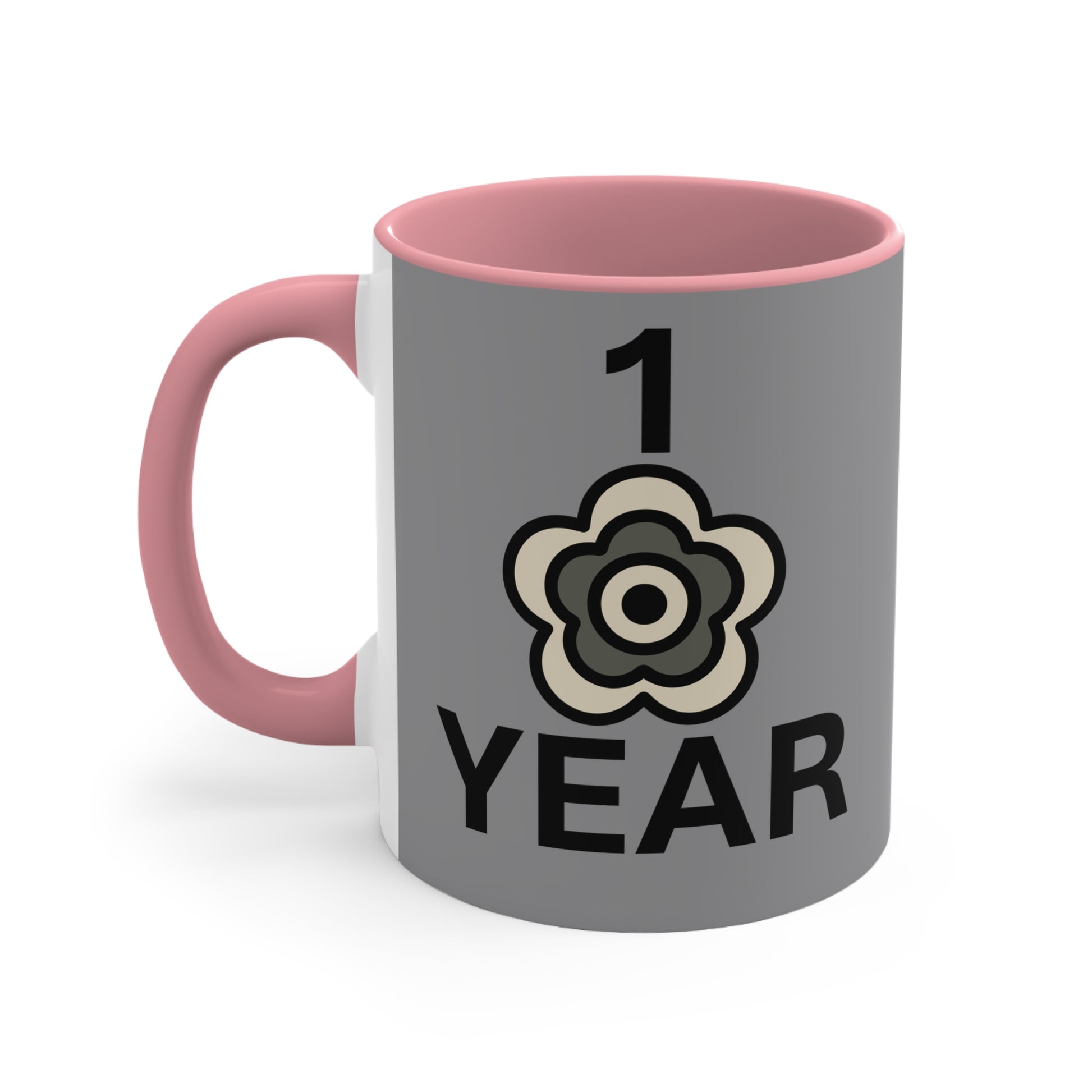 P🌺🌺P2Poppies 1 Year – Motivational Recovery Mug