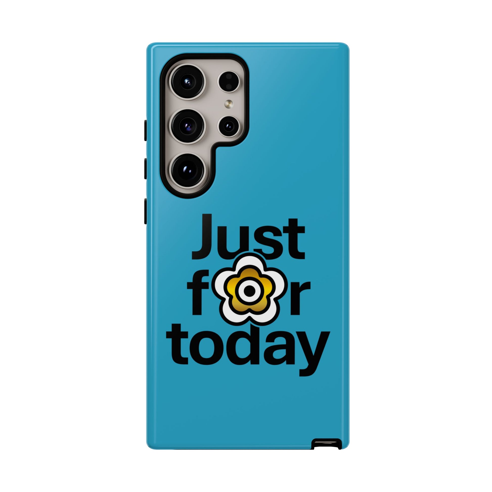 P🌺🌺P2Poppies Just for Today Samsung Phone Case – Inspirational Recovery Protection