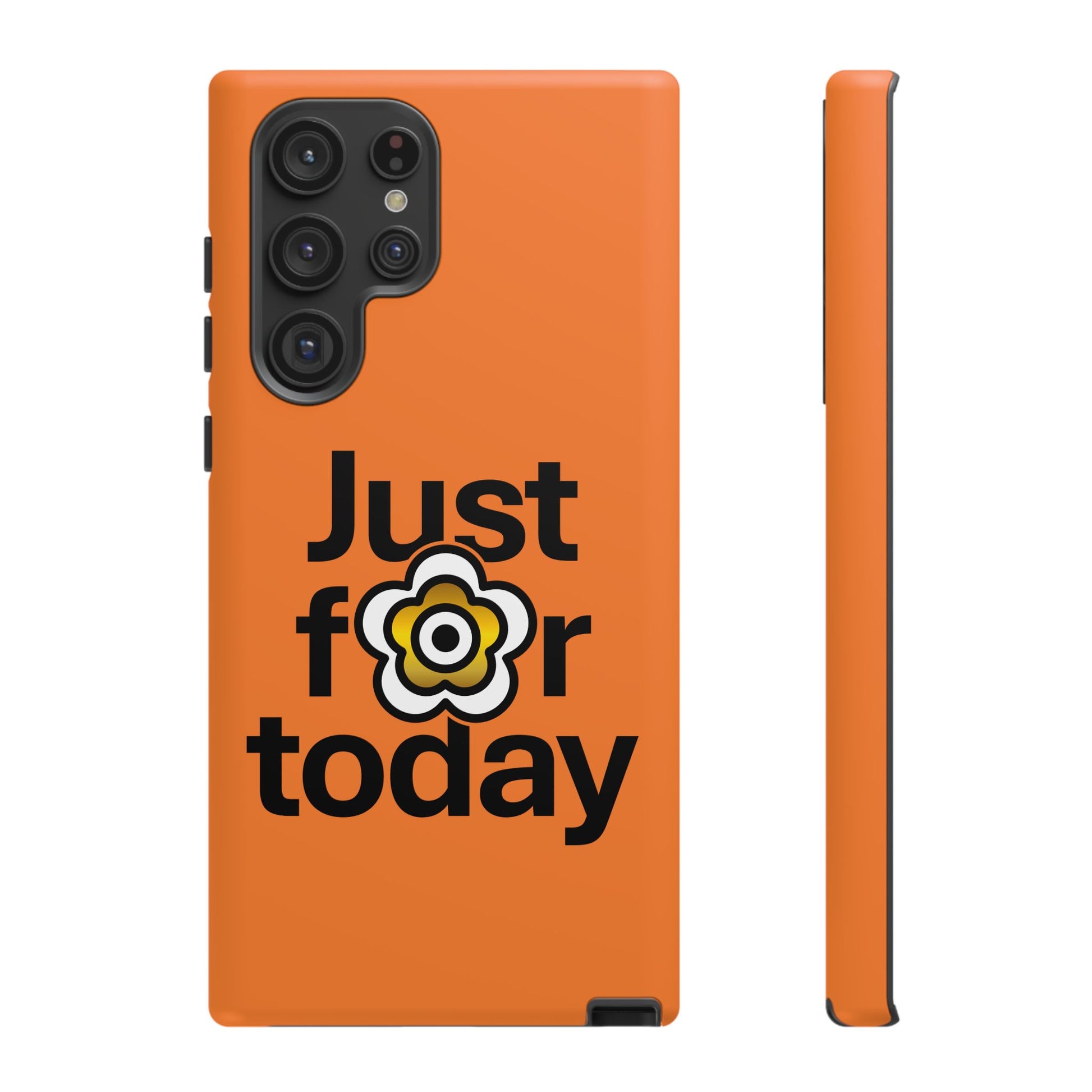 P🌺🌺P2Poppies Just for Today Samsung Phone Case – Inspirational Recovery Protection