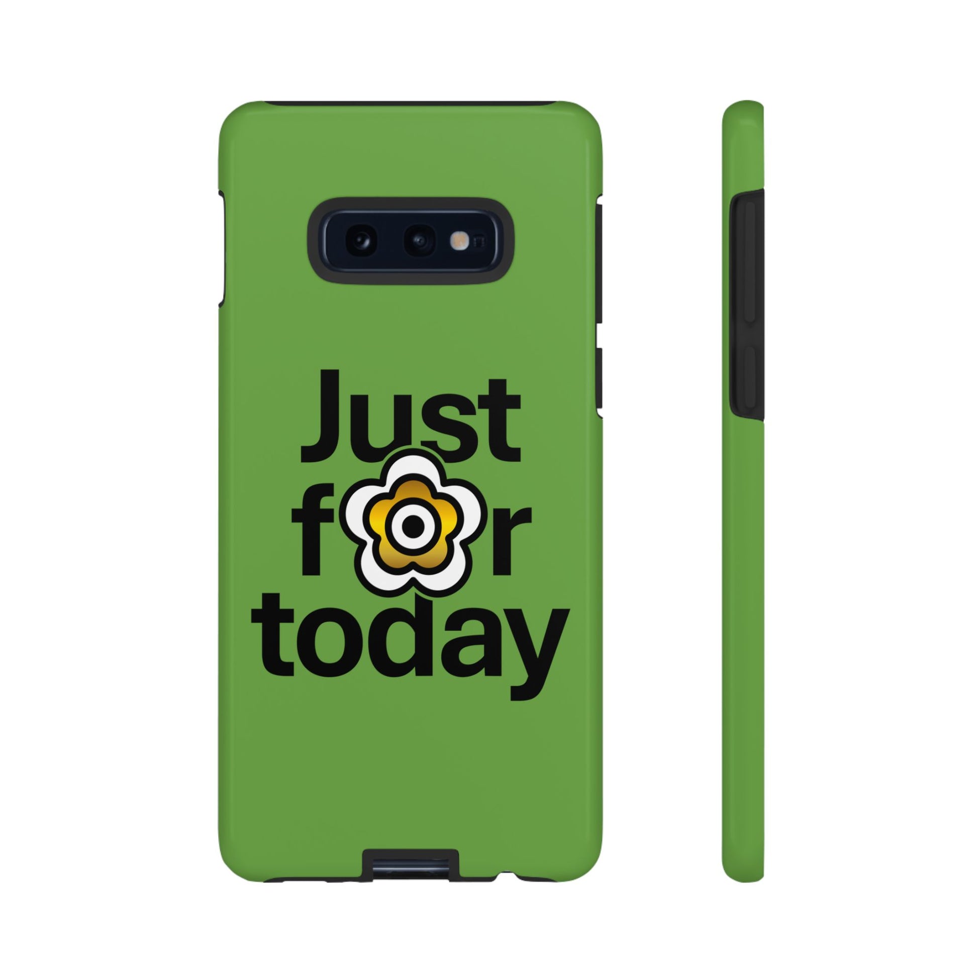 P🌺🌺P2Poppies Just for Today Samsung Phone Case – Inspirational Recovery Protection