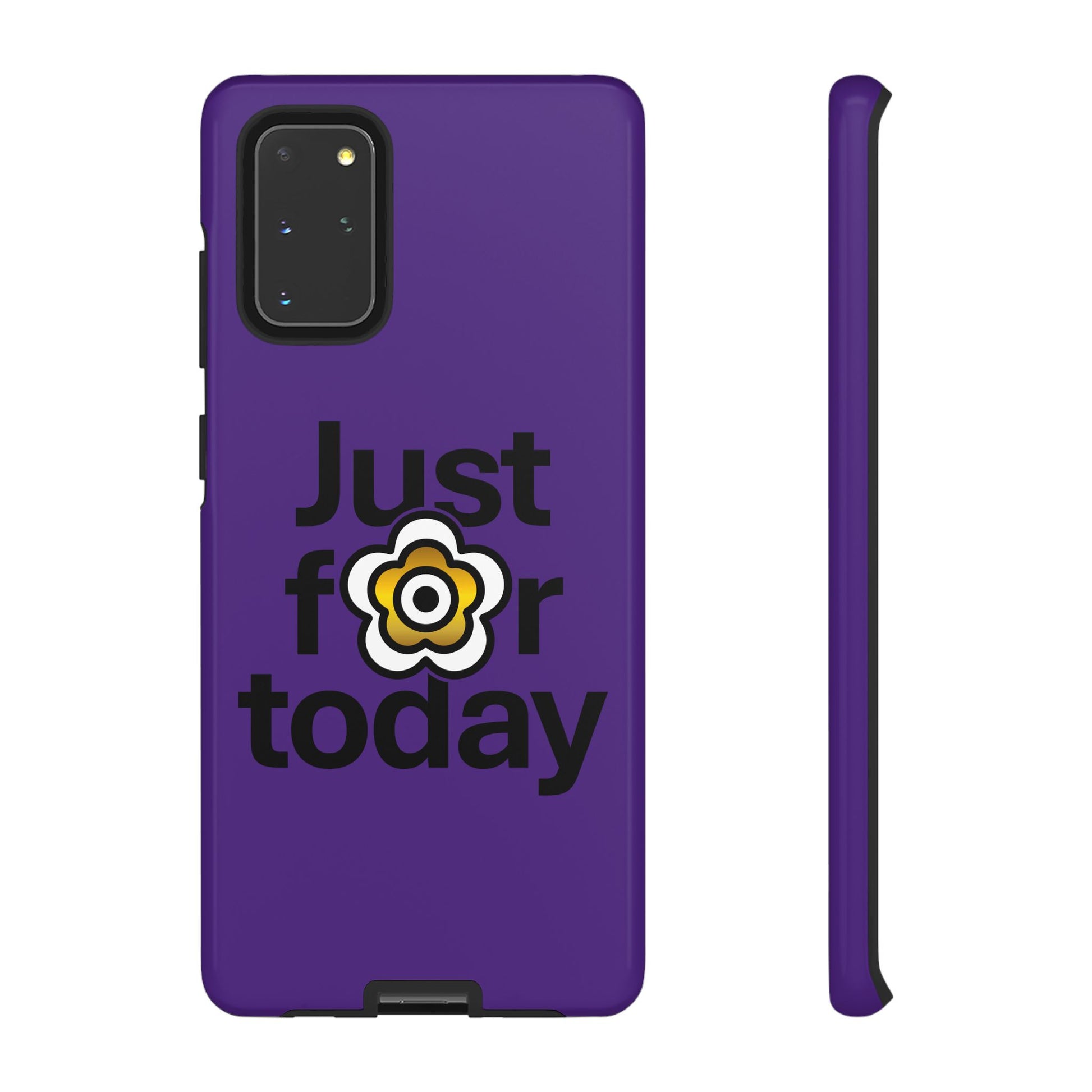 P🌺🌺P2Poppies Just for Today Samsung Phone Case – Inspirational Recovery Protection