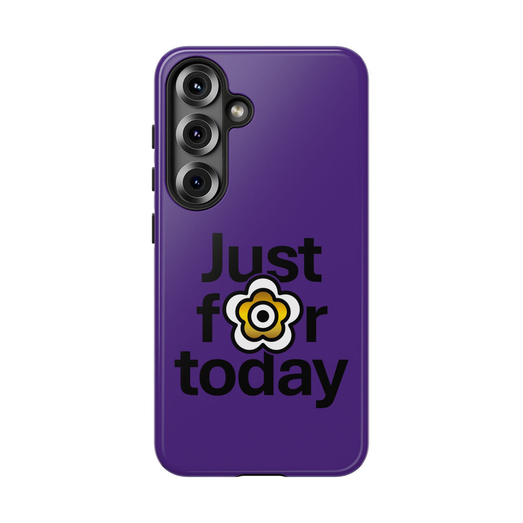 P🌺🌺P2Poppies Just for Today Samsung Phone Case – Inspirational Recovery Protection