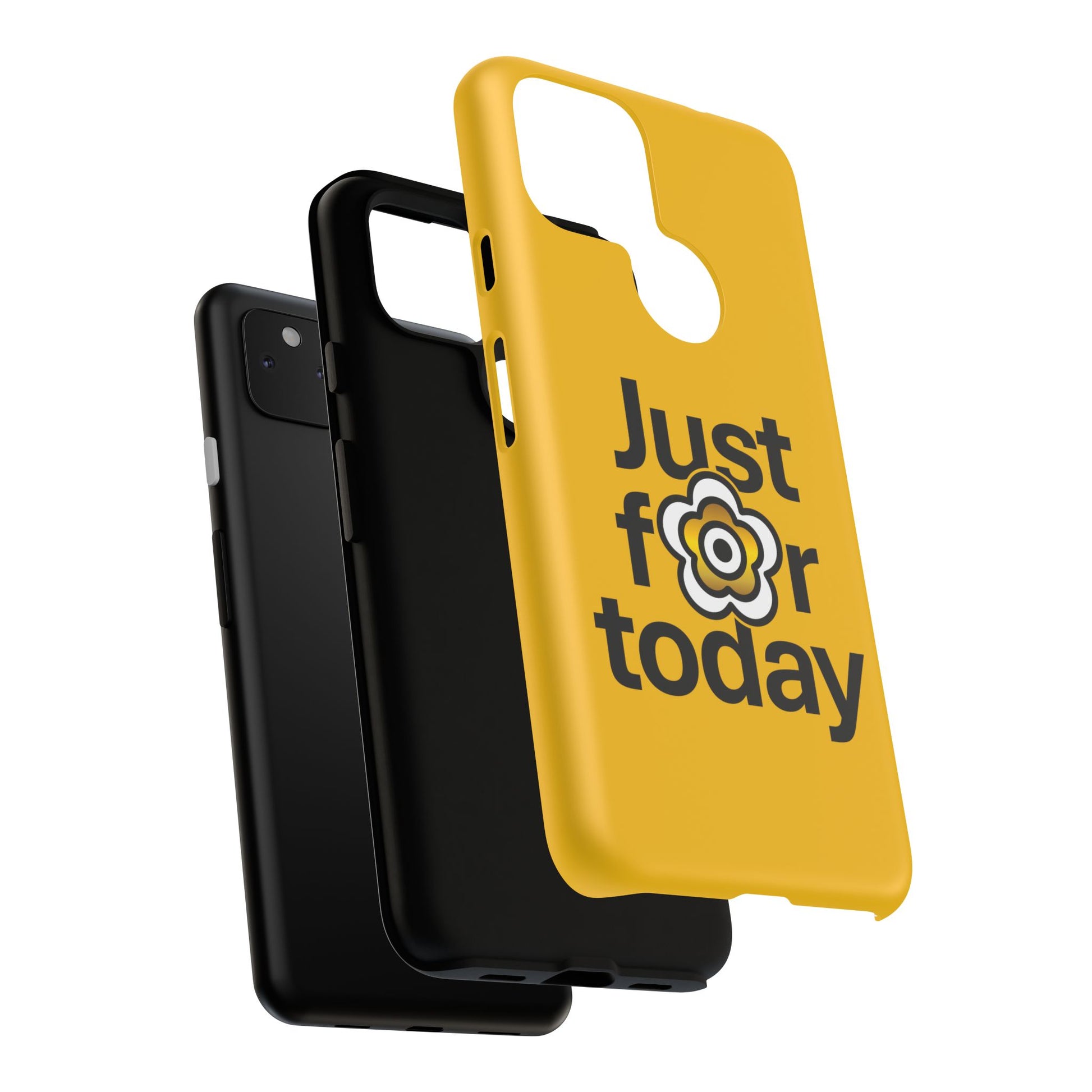 P🌺🌺P2Poppies Just for Today Google Phone Case – Inspirational Recovery Protection