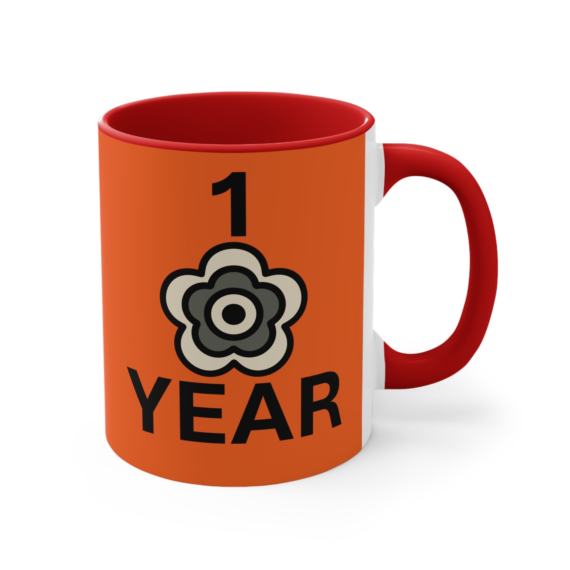 P🌺🌺P2Poppies 1 Year – Motivational Recovery Mug