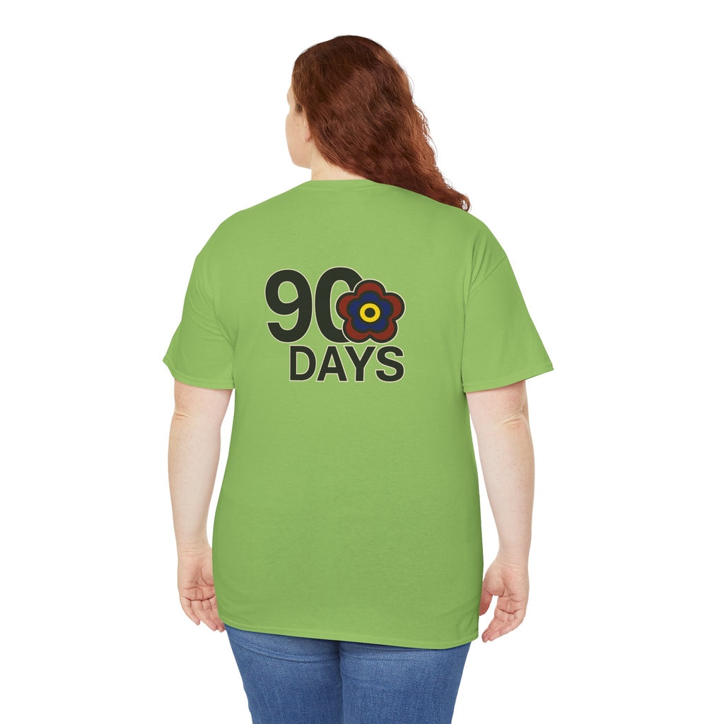 P🌺🌺P2Poppies 90 Days Sober – Motivational Recovery T-Shirt