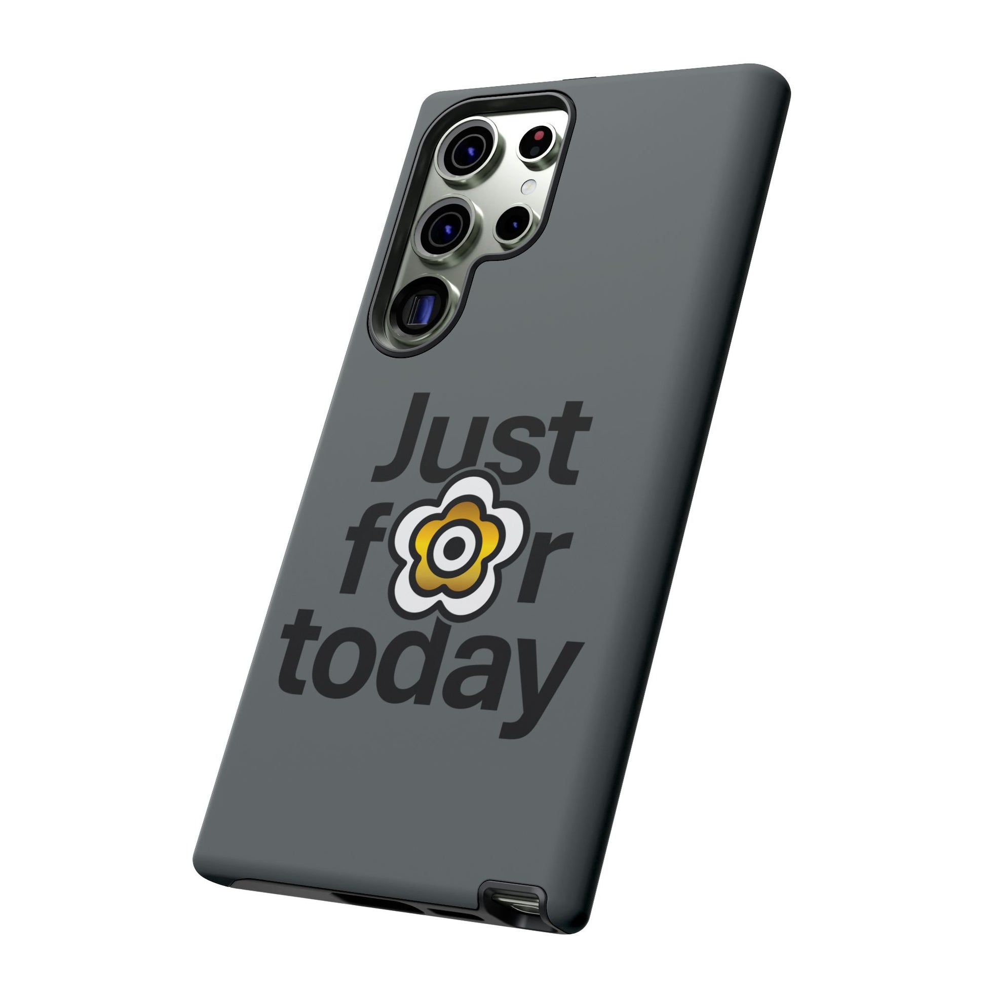 P🌺🌺P2Poppies Just for Today Samsung Phone Case – Inspirational Recovery Protection