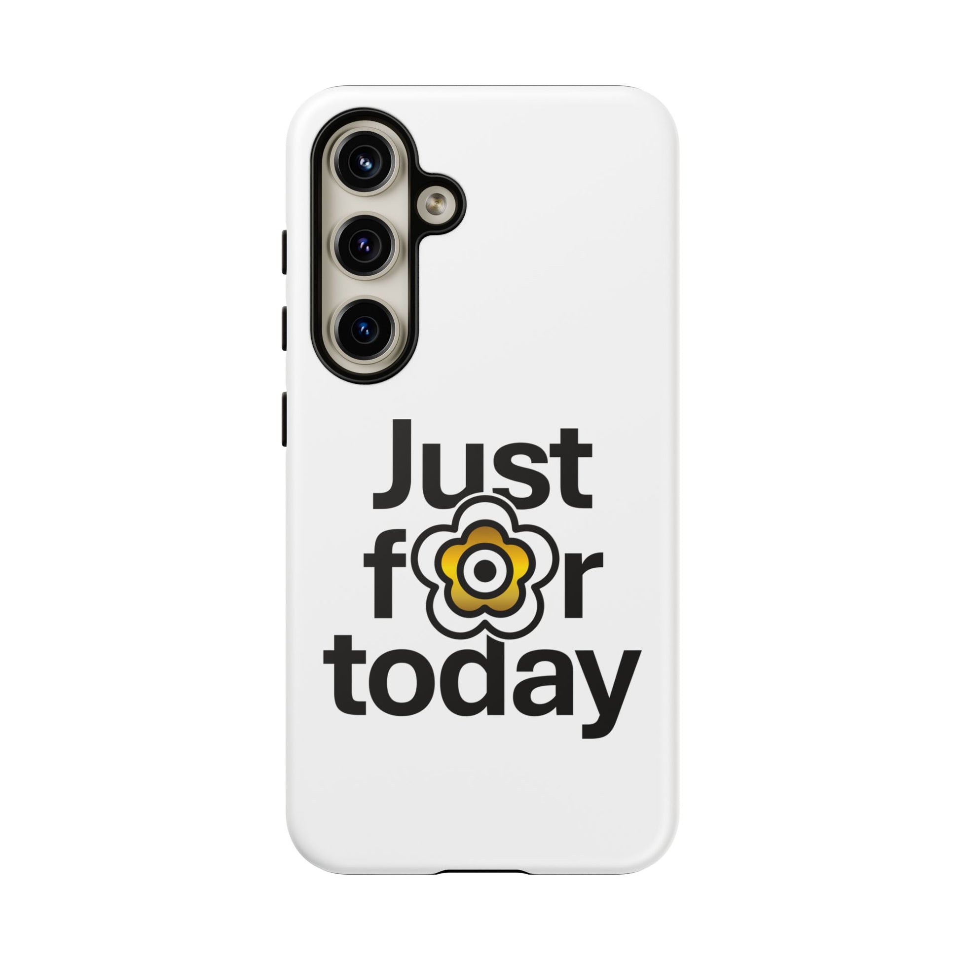 P🌺🌺P2Poppies Just for Today Samsung Phone Case – Inspirational Recovery Protection