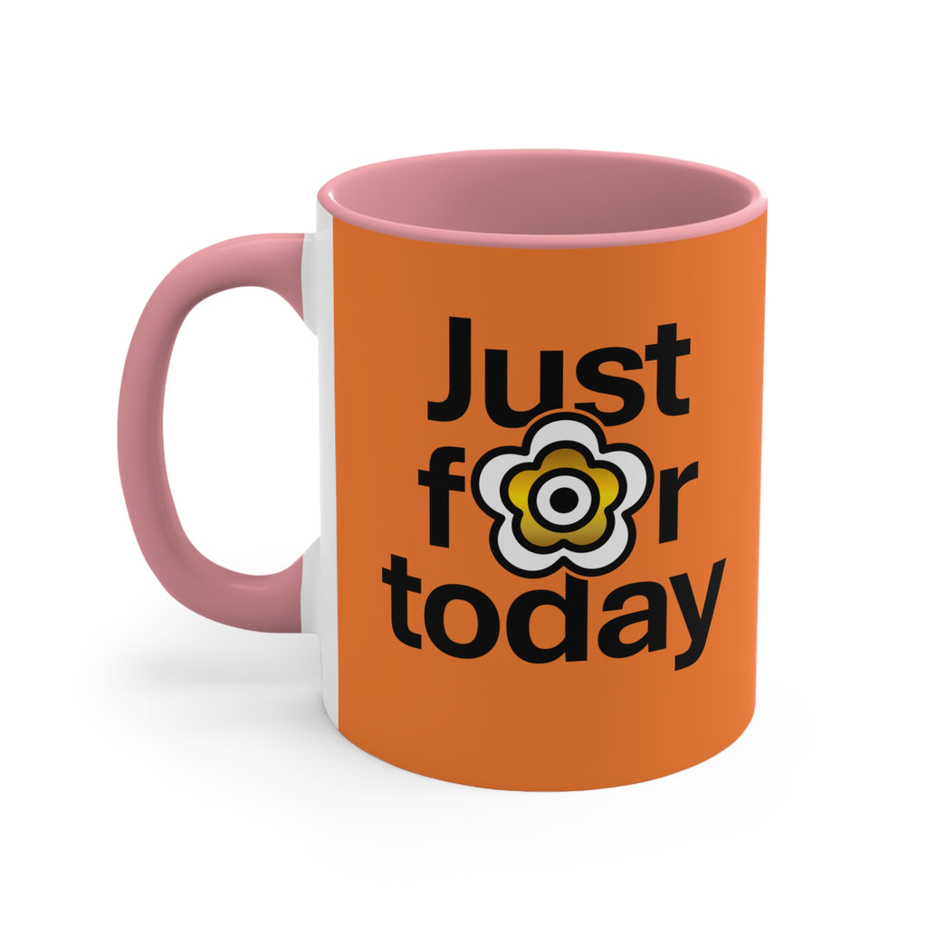 P🌺🌺P2Poppies Just for Today – Motivational Recovery Mug