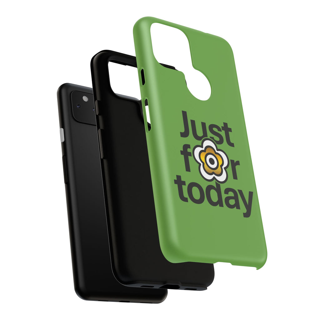 P🌺🌺P2Poppies Just for Today Google Phone Case – Inspirational Recovery Protection