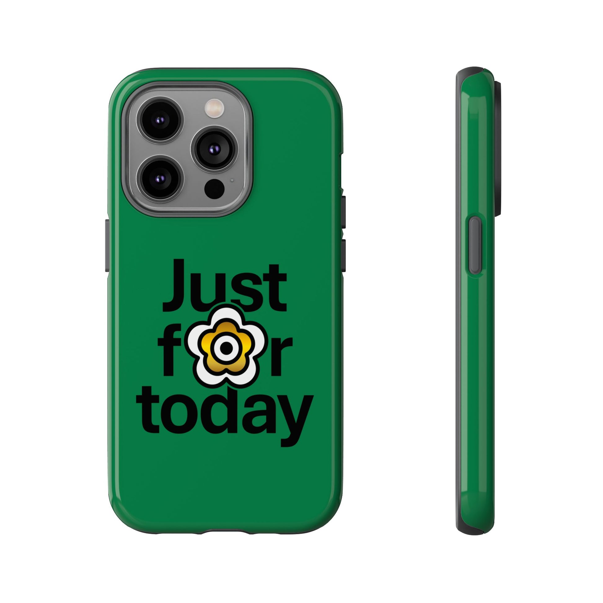 P🌺🌺P2Poppies Just for Today i-Phone Case – Inspirational Recovery Protection