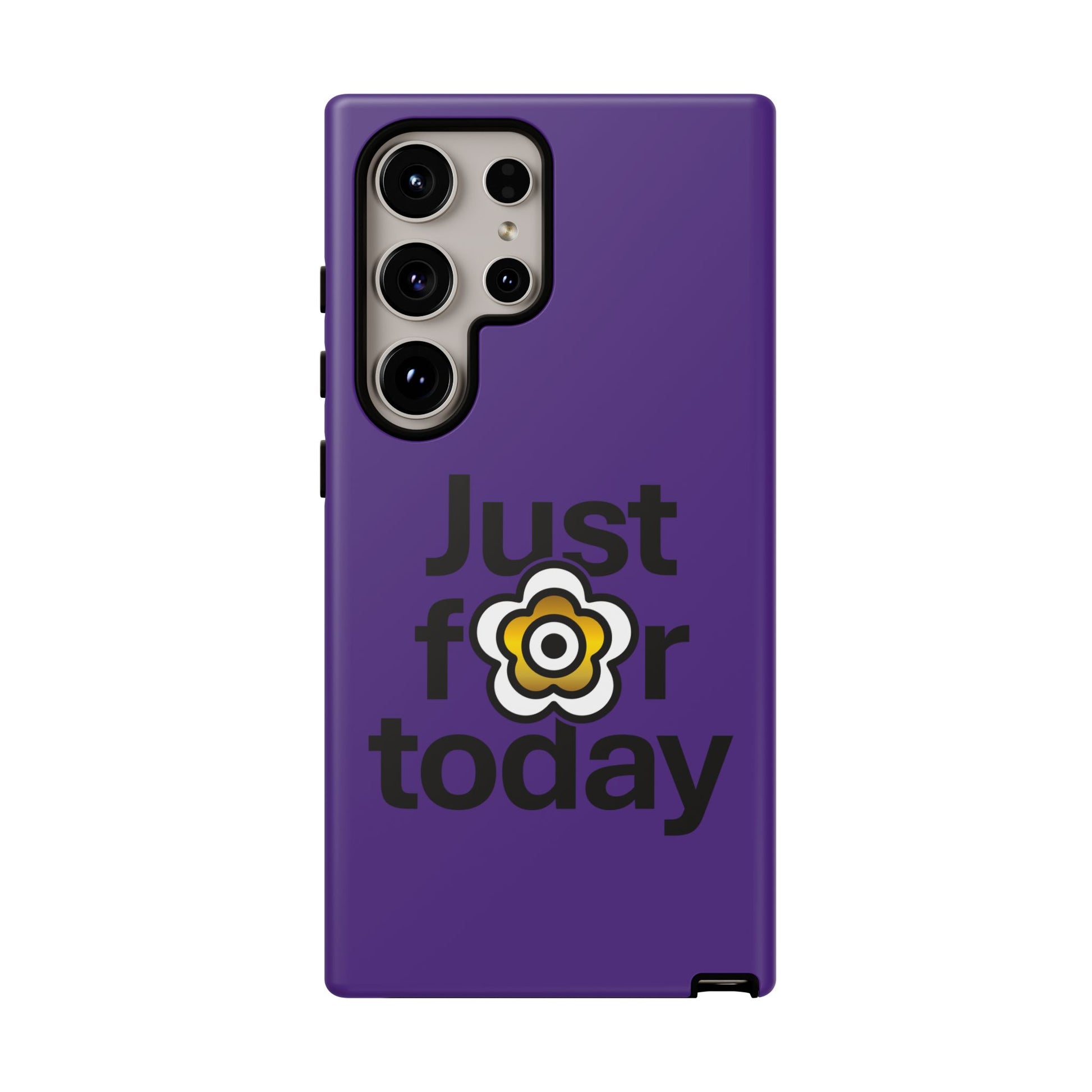 P🌺🌺P2Poppies Just for Today Samsung Phone Case – Inspirational Recovery Protection