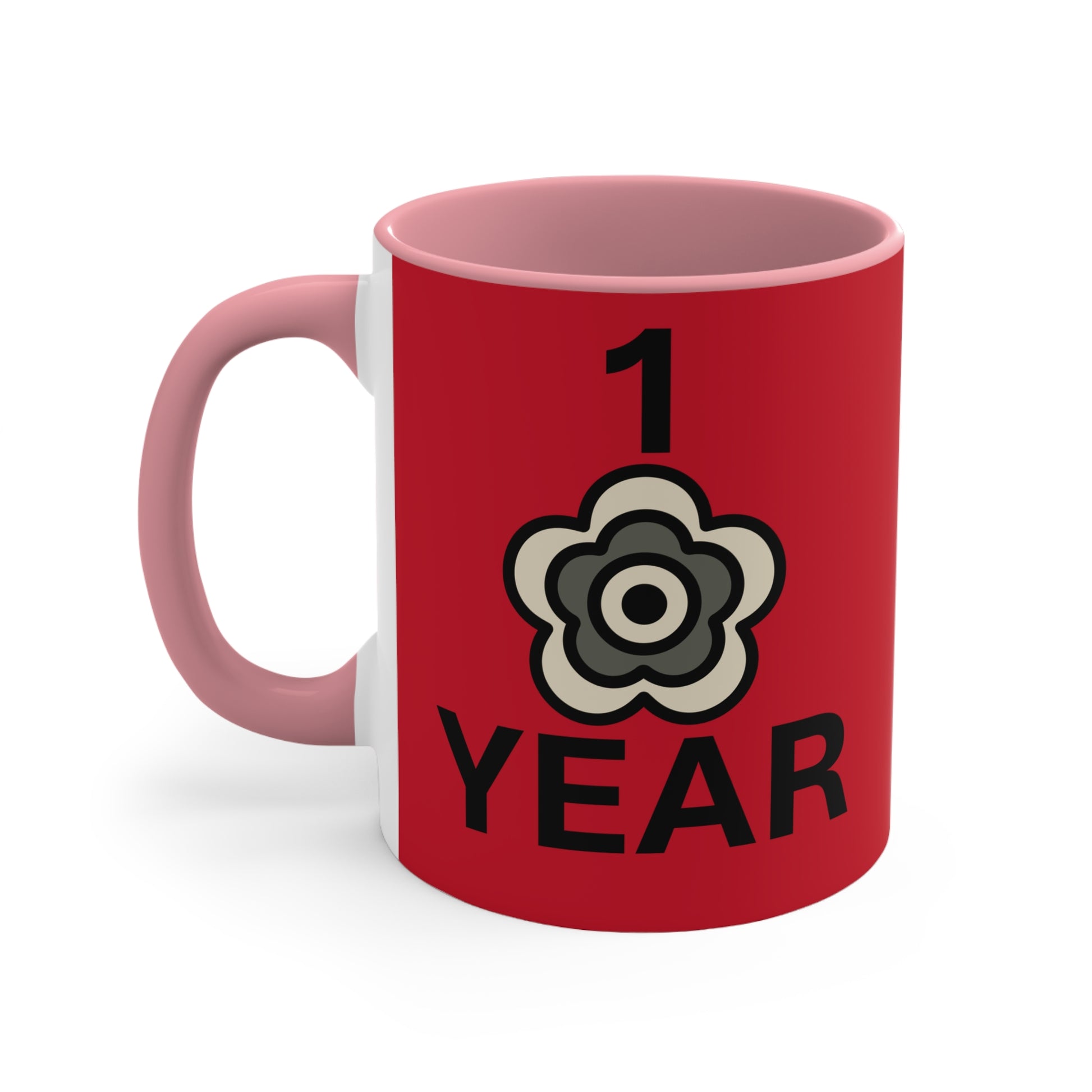 P🌺🌺P2Poppies 1 Year – Motivational Recovery Mug