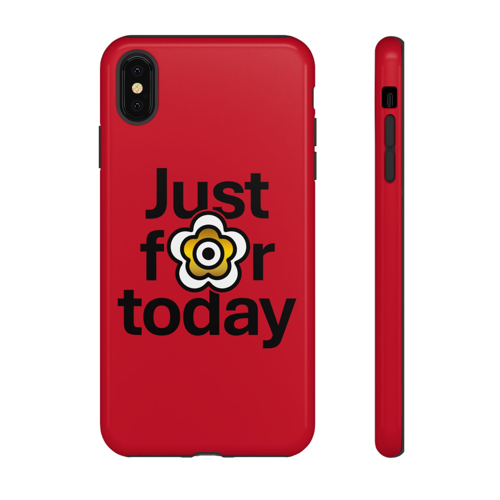 P🌺🌺P2Poppies Just for Today i-Phone Case – Inspirational Recovery Protection