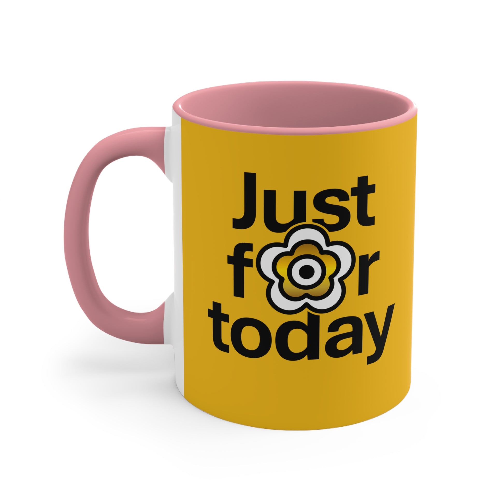 P🌺🌺P2Poppies Just for Today – Motivational Recovery Mug