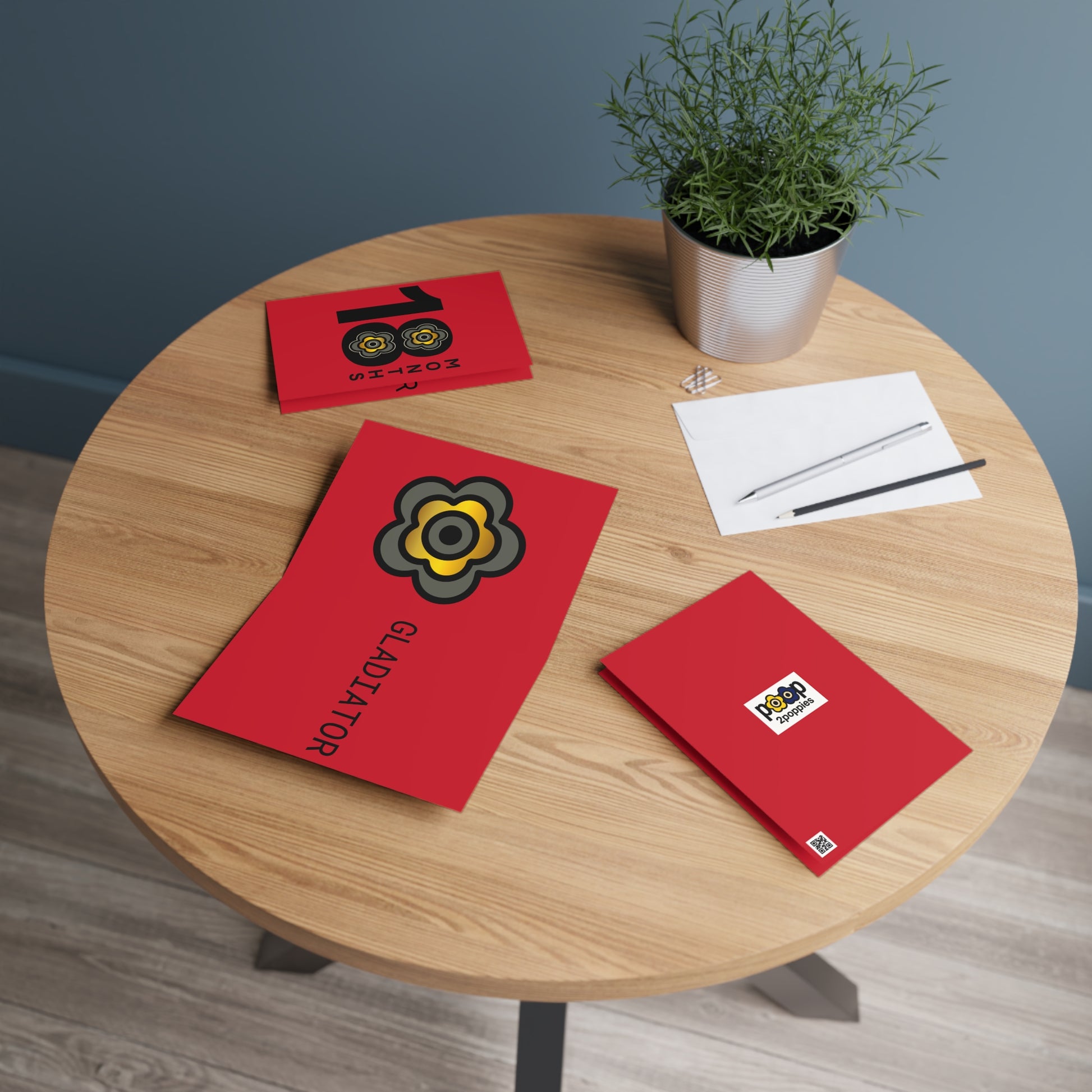 P🌺🌺P2Poppies 18 Months Milestone Greeting Card