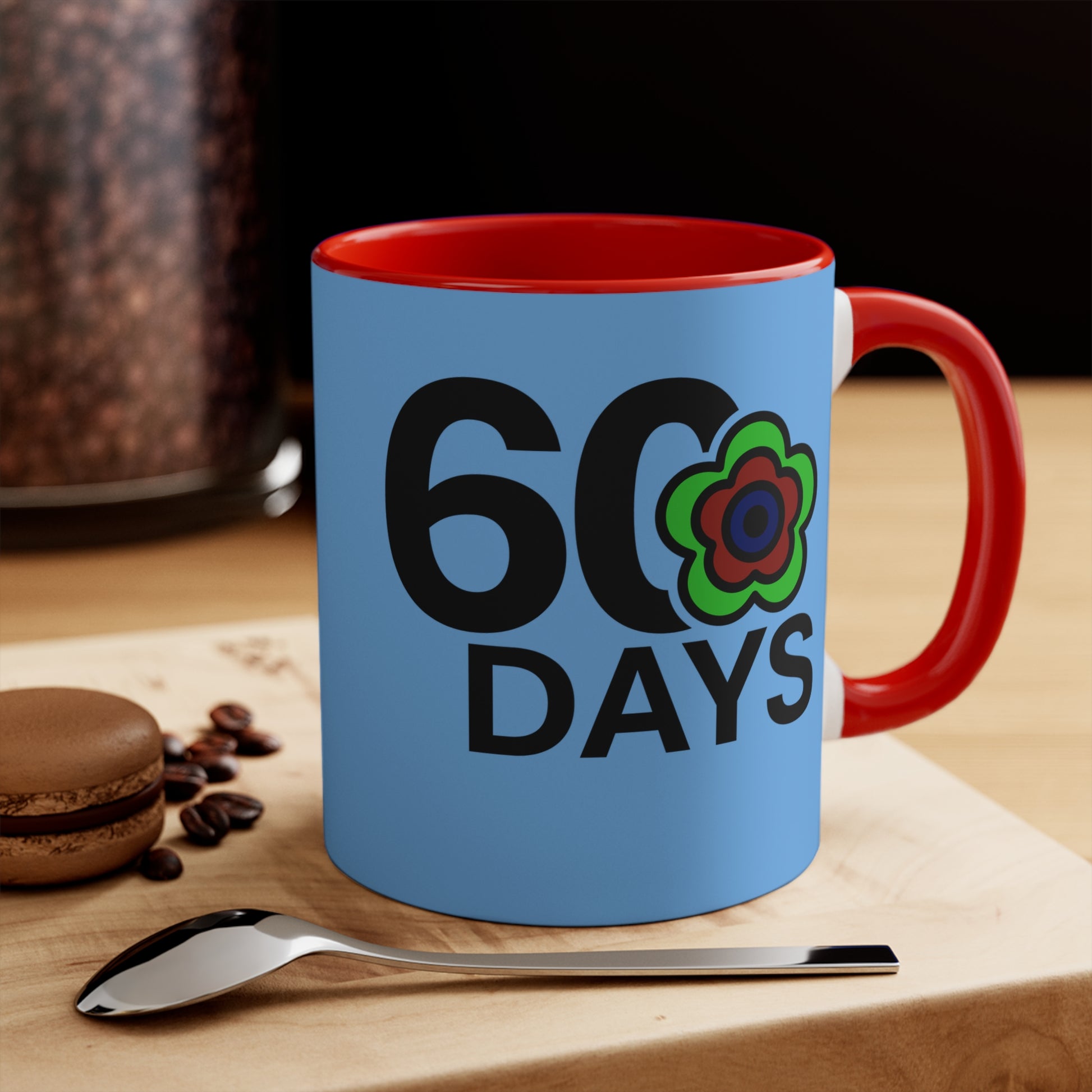 P🌺🌺P2Poppies 60 Days – Motivational Recovery Mug