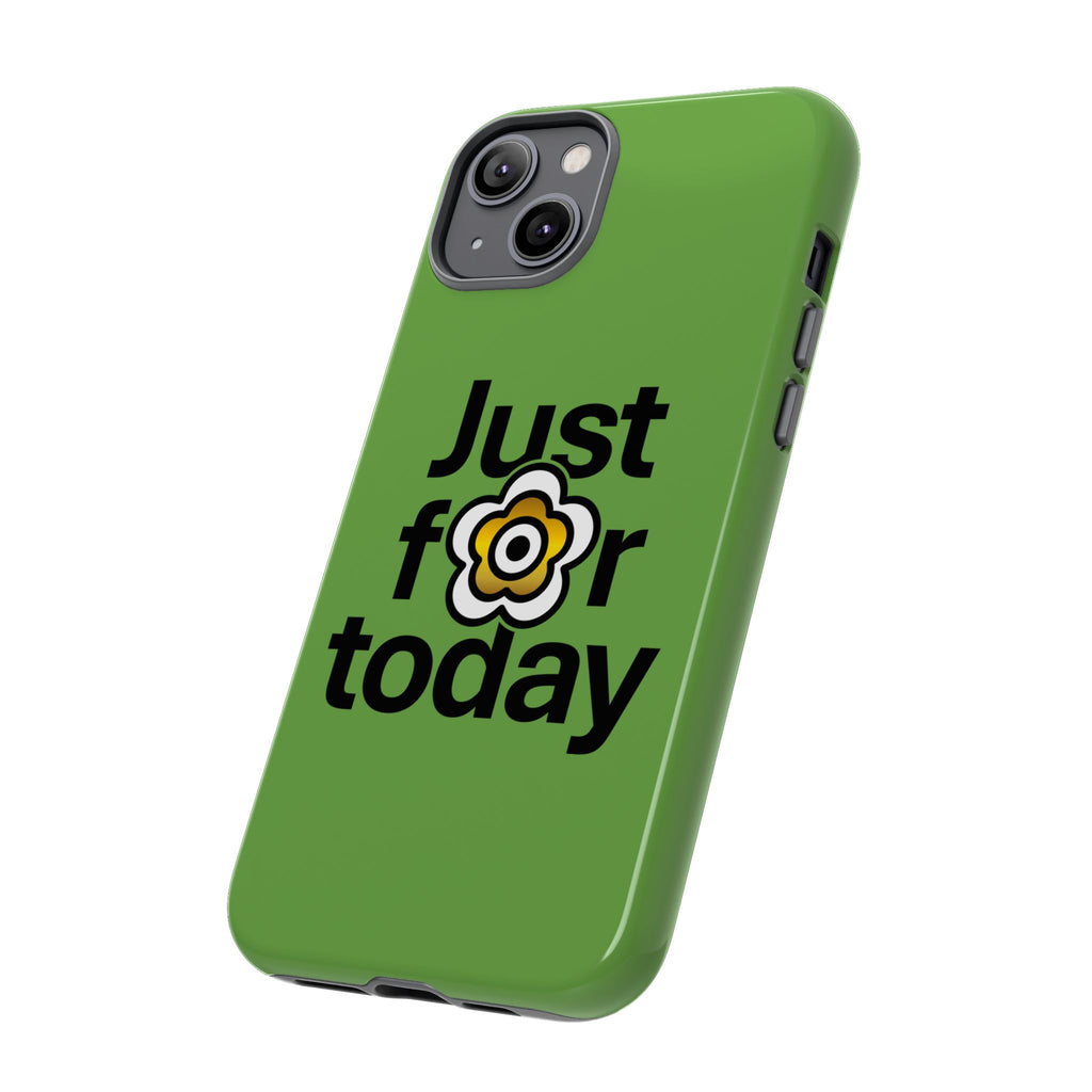 P🌺🌺P2Poppies Just for Today i-Phone Case – Inspirational Recovery Protection