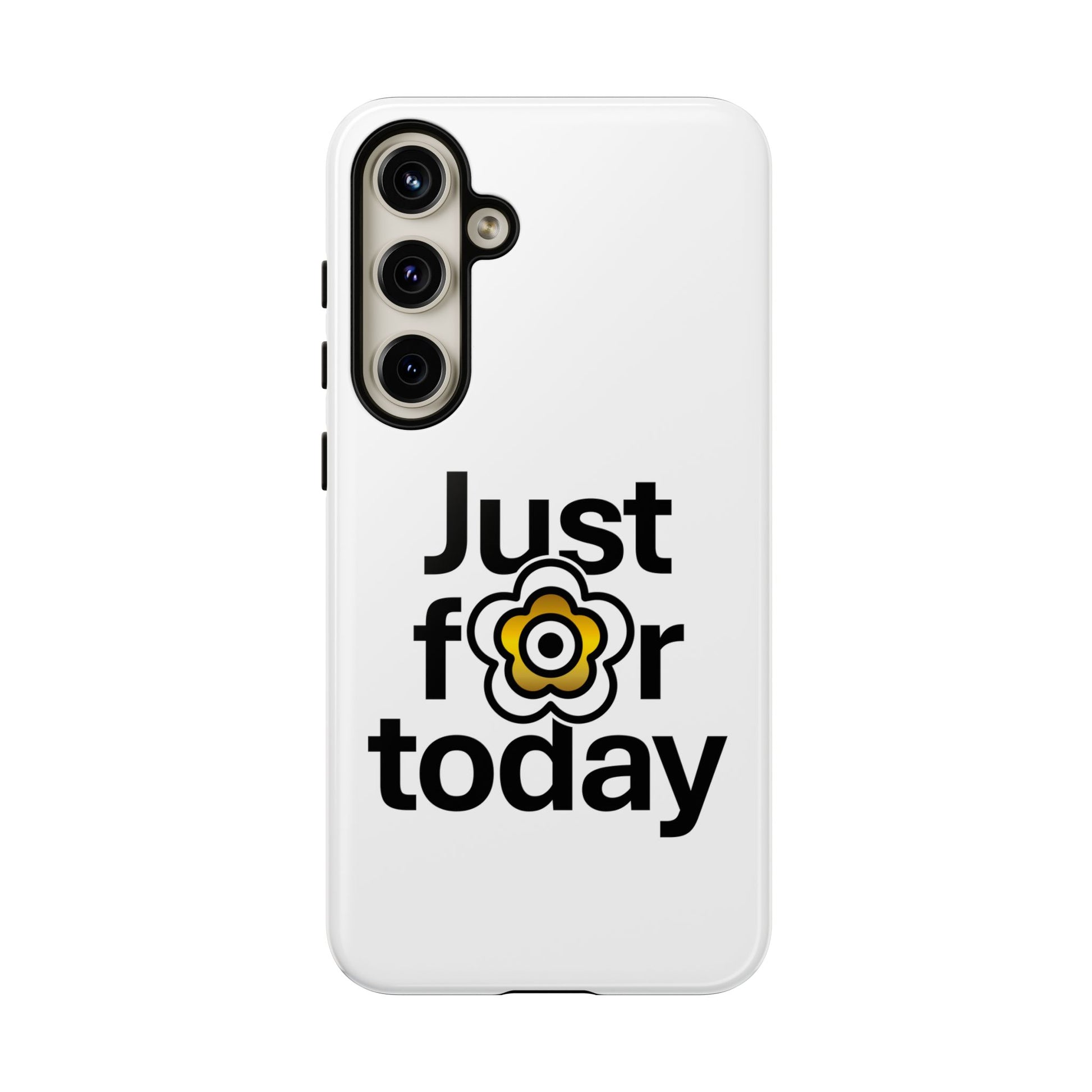 P🌺🌺P2Poppies Just for Today Samsung Phone Case – Inspirational Recovery Protection