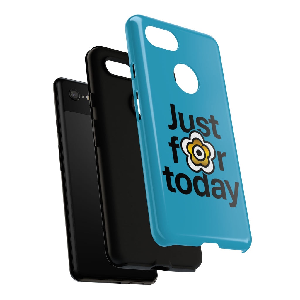 P🌺🌺P2Poppies Just for Today Google Phone Case – Inspirational Recovery Protection