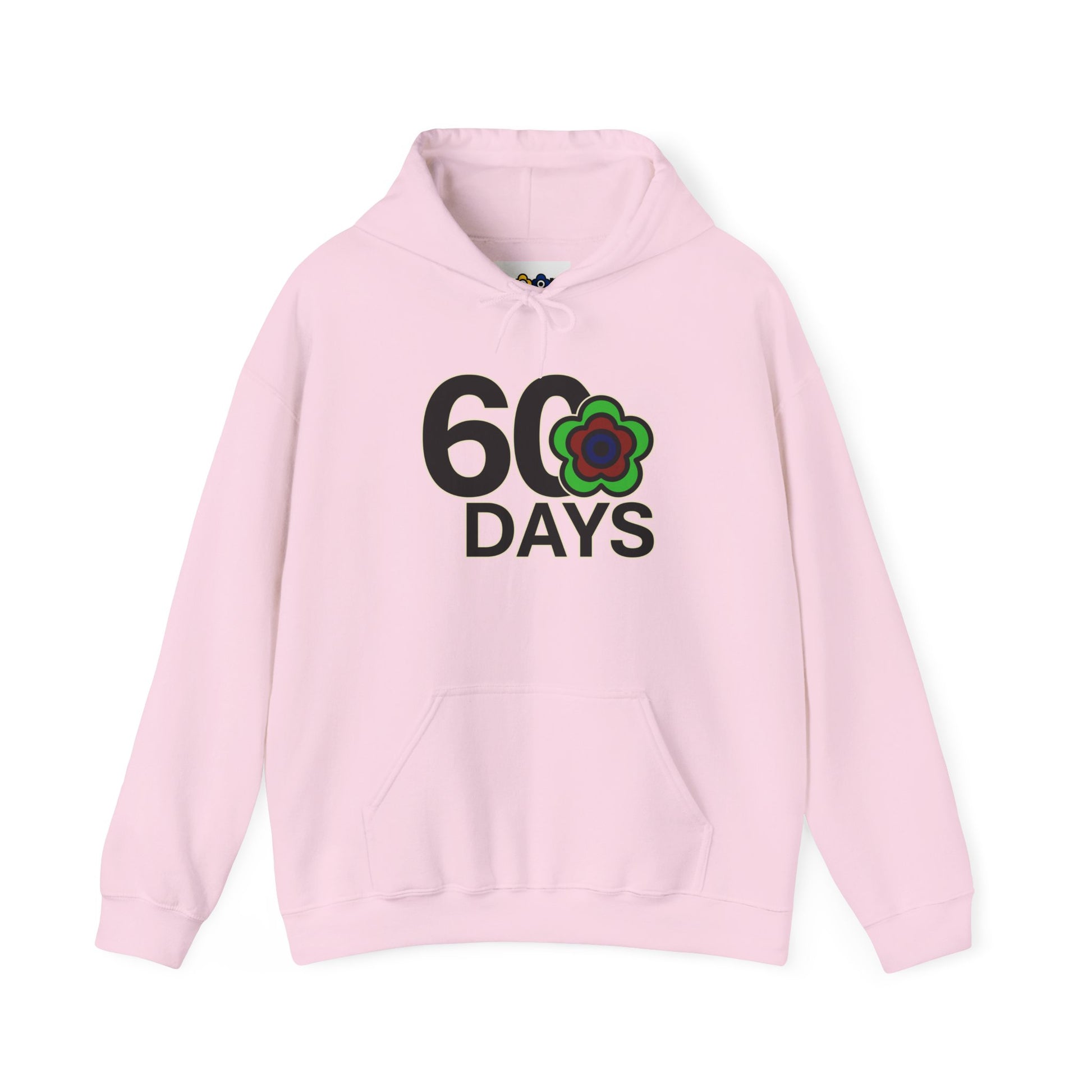 P🌺🌺P2Poppies 60 Days Sober Hoodie – Recovery Milestone Sweatshirt