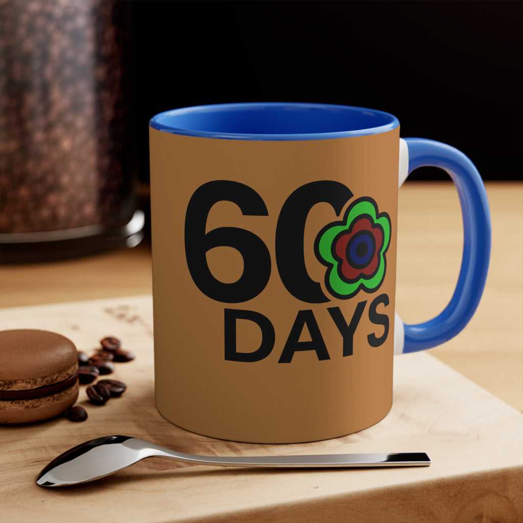 P🌺🌺P2Poppies 60 Days – Motivational Recovery Mug