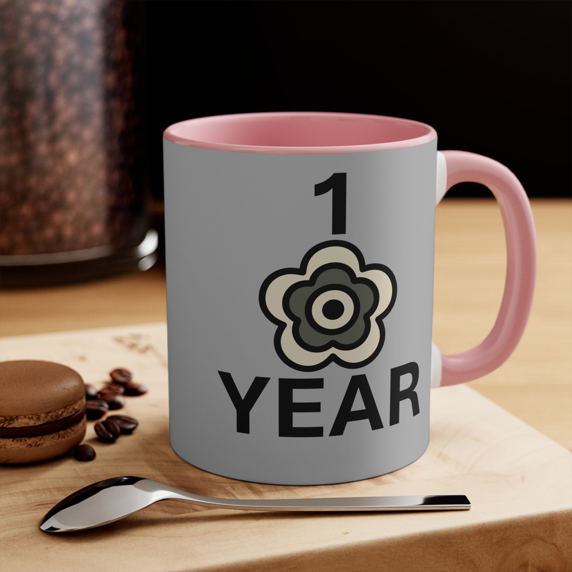 P🌺🌺P2Poppies 1 Year – Motivational Recovery Mug