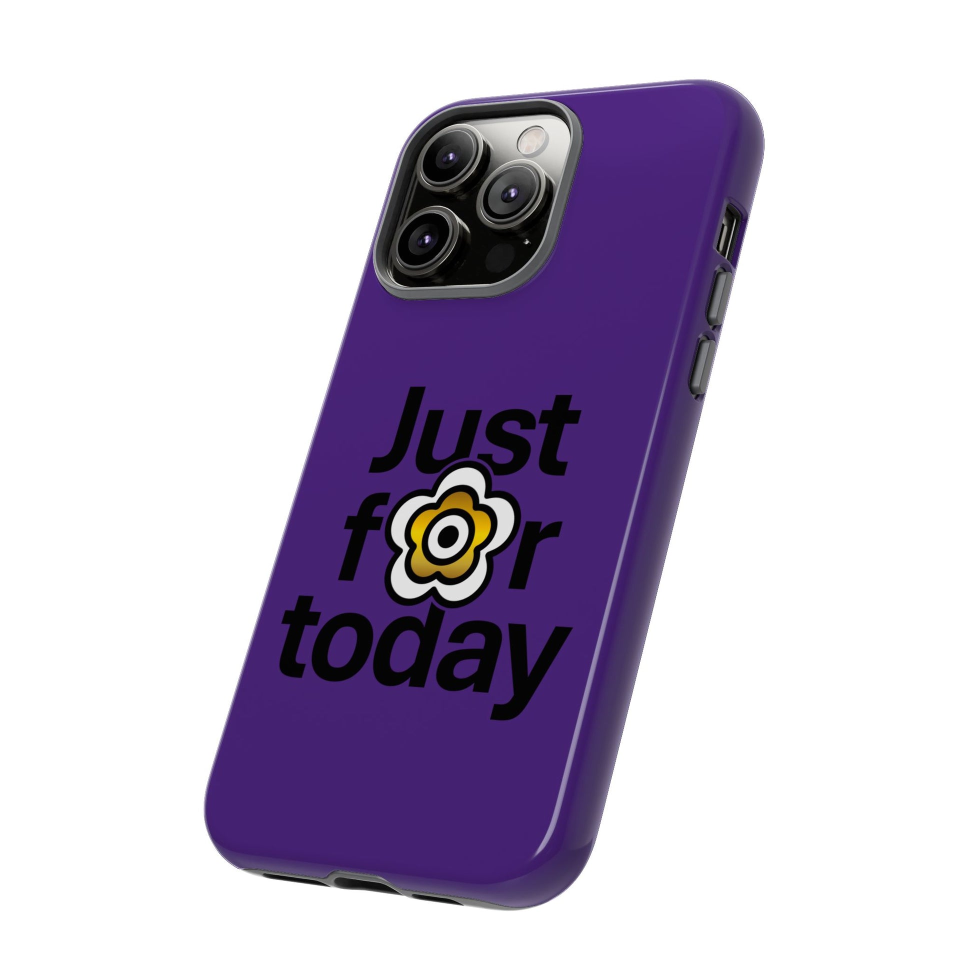 P🌺🌺P2Poppies Just for Today i-Phone Case – Inspirational Recovery Protection