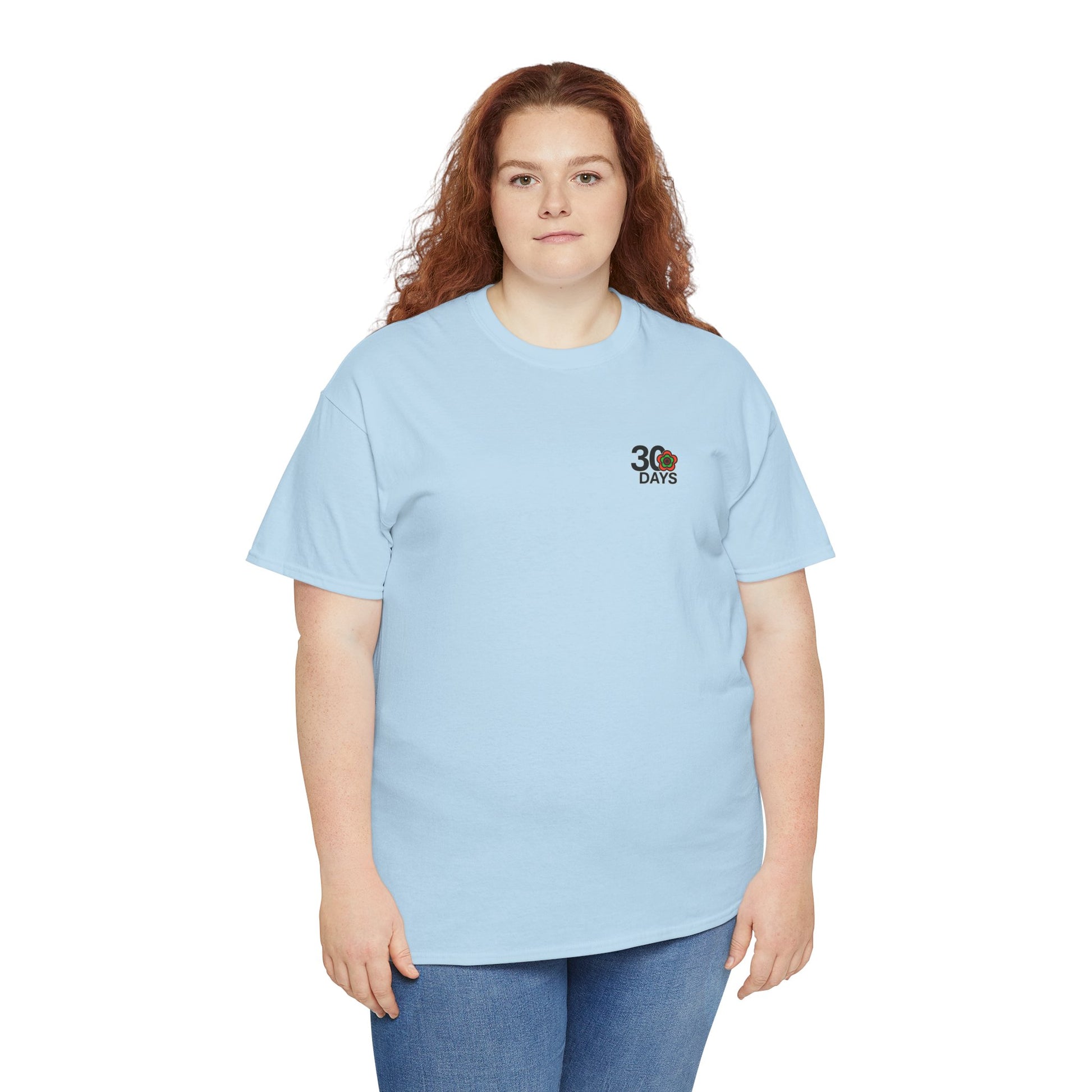 P🌺🌺P2Poppies 30 Days Sober – Motivational Recovery T-Shirt