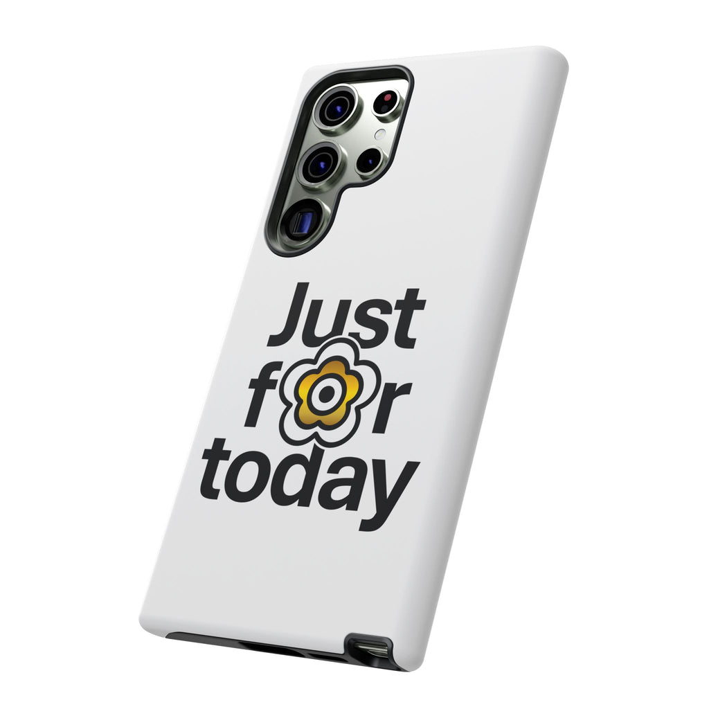 P🌺🌺P2Poppies Just for Today Samsung Phone Case – Inspirational Recovery Protection