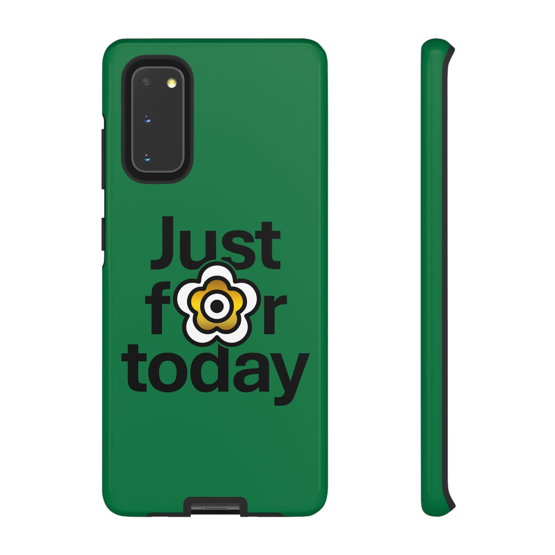 P🌺🌺P2Poppies Just for Today Samsung Phone Case – Inspirational Recovery Protection