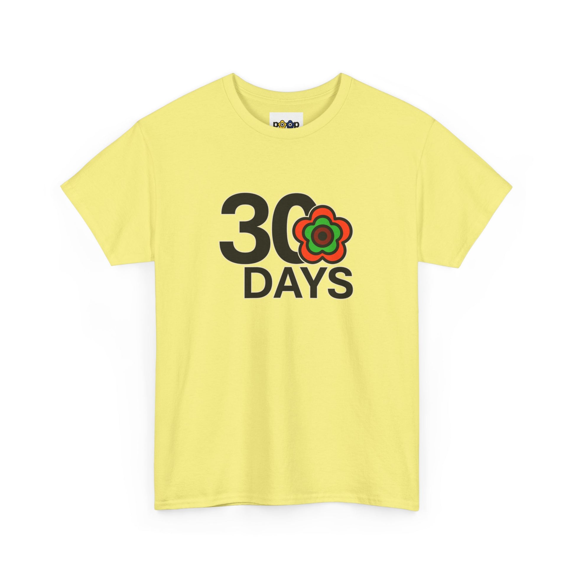 P🌺🌺P2Poppies 30 Days Sober – Motivational Recovery T-Shirt