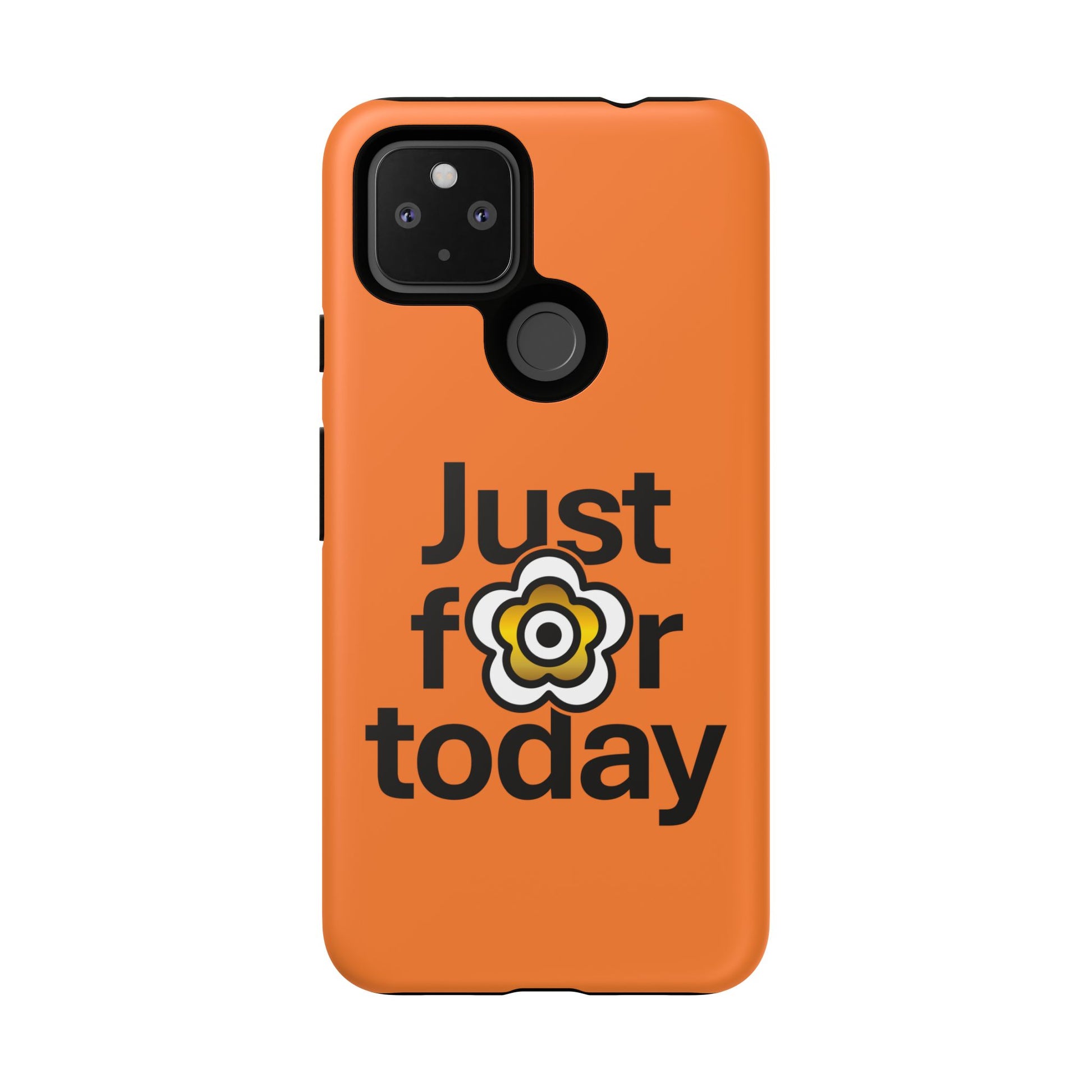 P🌺🌺P2Poppies Just for Today Google Phone Case – Inspirational Recovery Protection