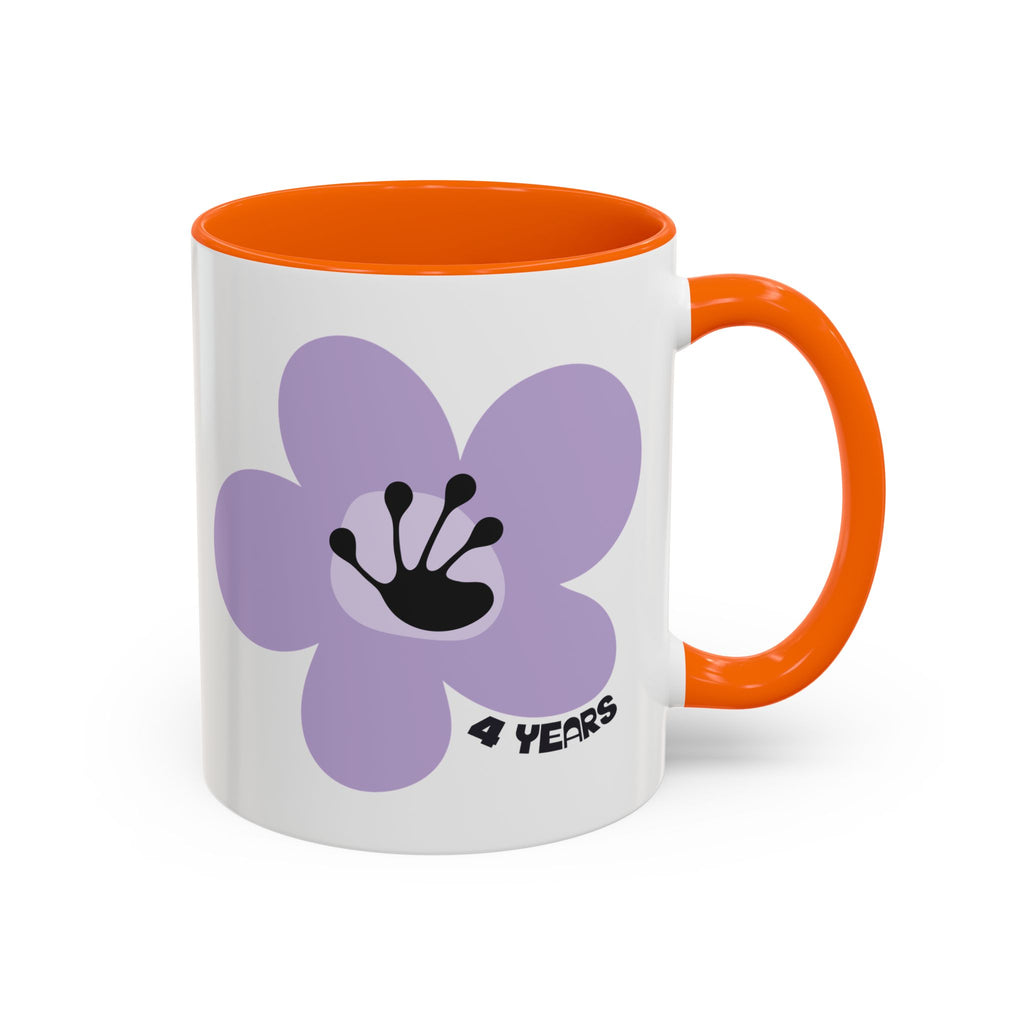 4 Year Recovery Milestone Mug | Recovery Gift | Coffee Cup | Poop2Poppies™
