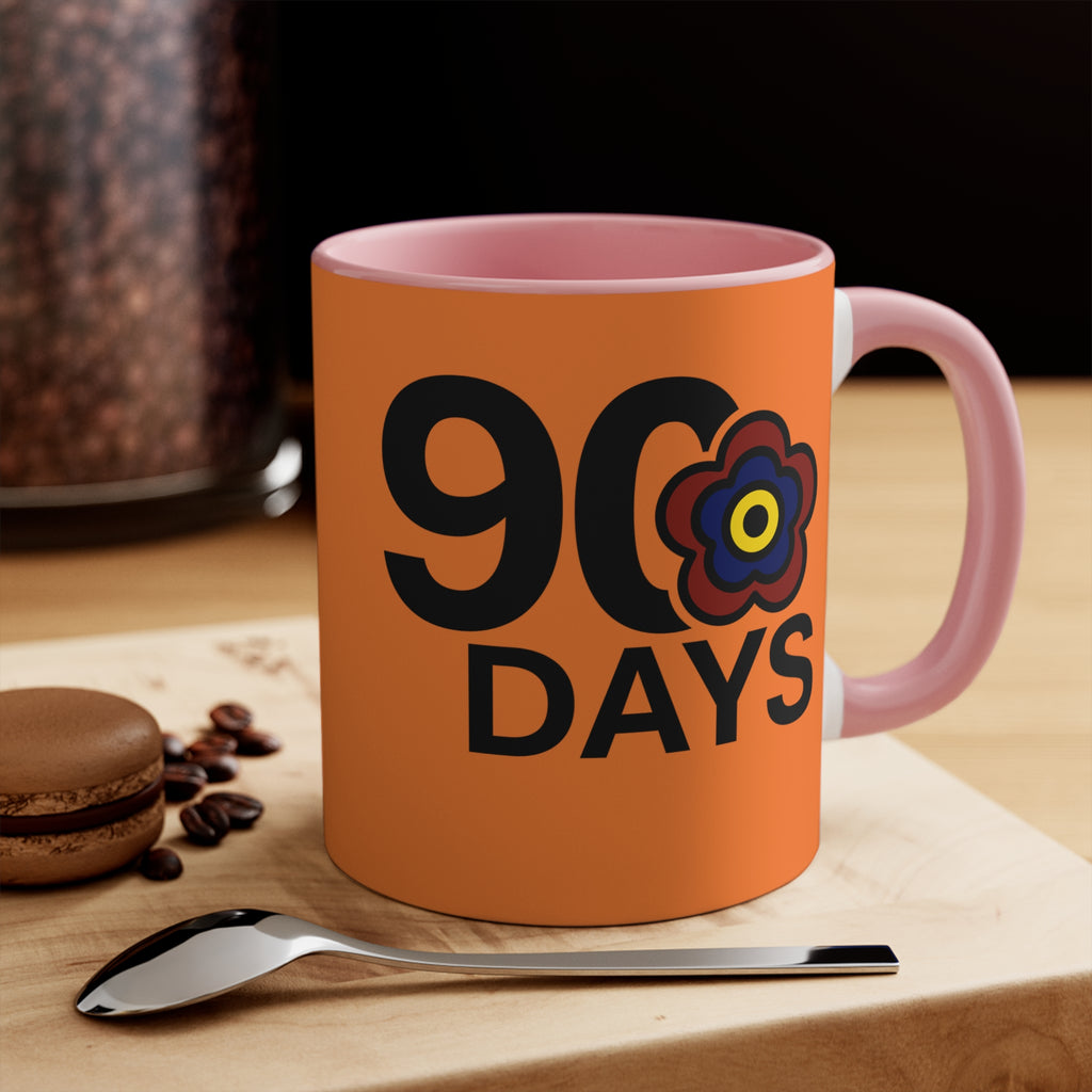 P🌺🌺P2Poppies 90 Days – Motivational Recovery Mug