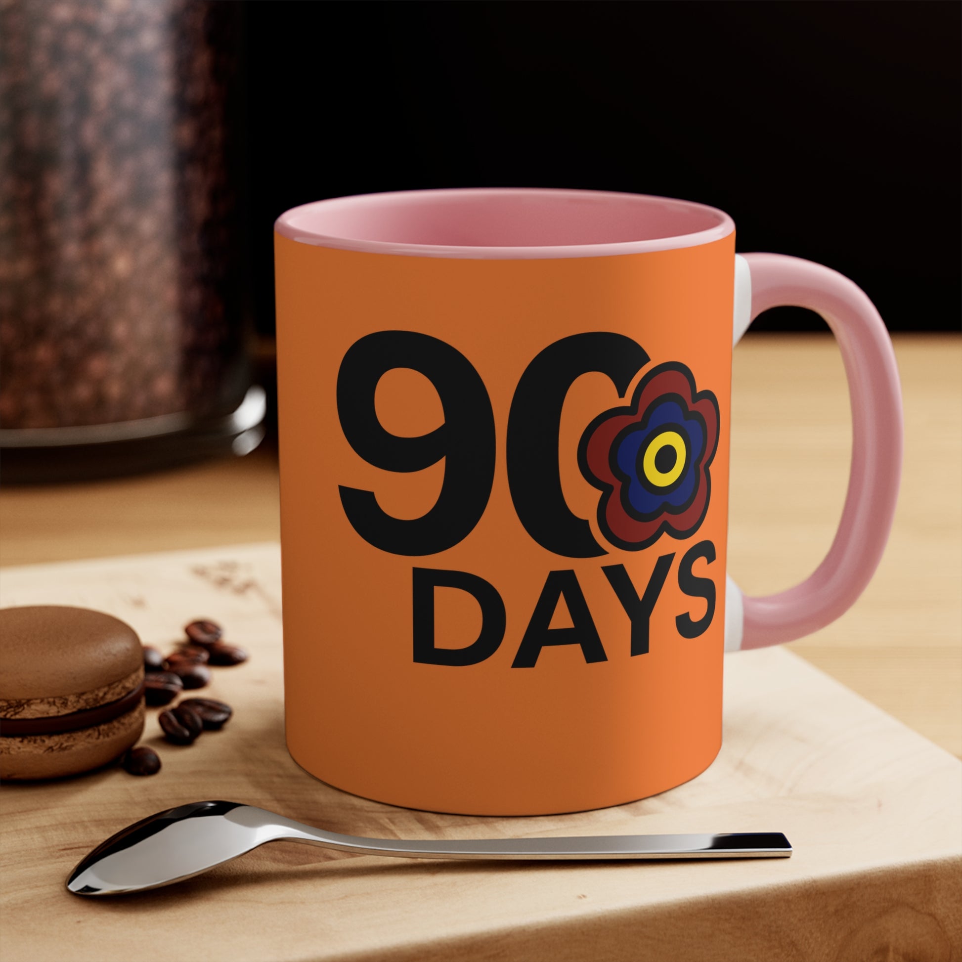 P🌺🌺P2Poppies 90 Days – Motivational Recovery Mug