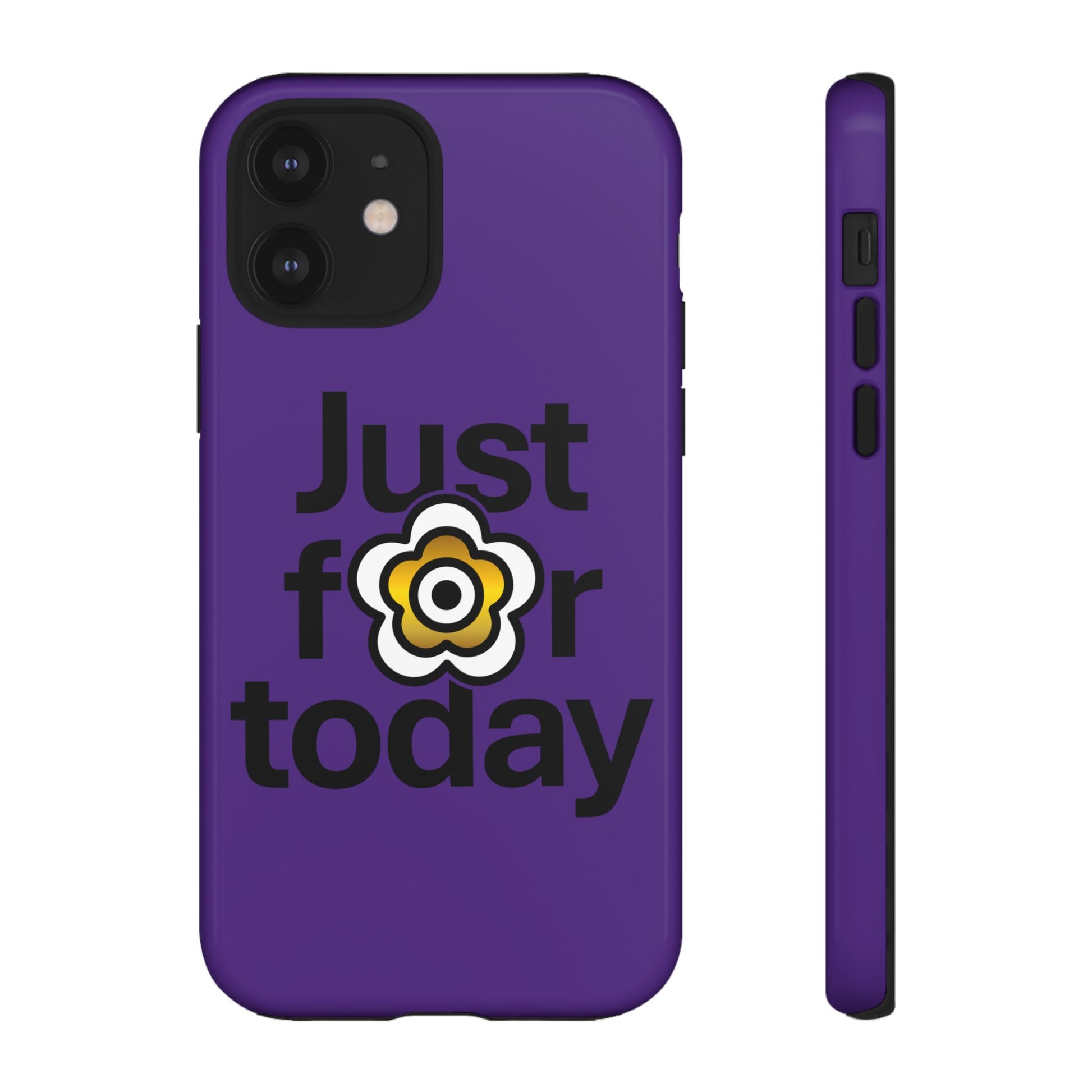 P🌺🌺P2Poppies Just for Today i-Phone Case – Inspirational Recovery Protection