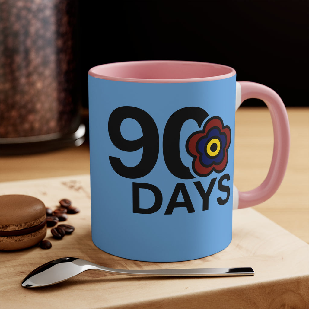 P🌺🌺P2Poppies 90 Days – Motivational Recovery Mug