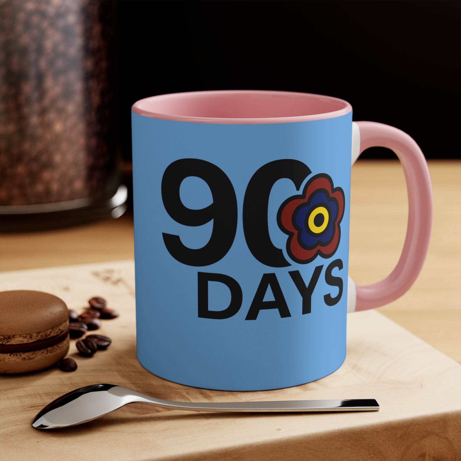 P🌺🌺P2Poppies 90 Days – Motivational Recovery Mug