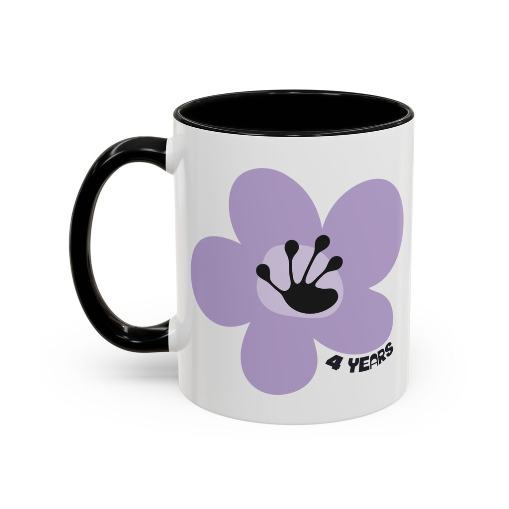 4 Year Recovery Milestone Mug | Recovery Gift | Coffee Cup | Poop2Poppies™