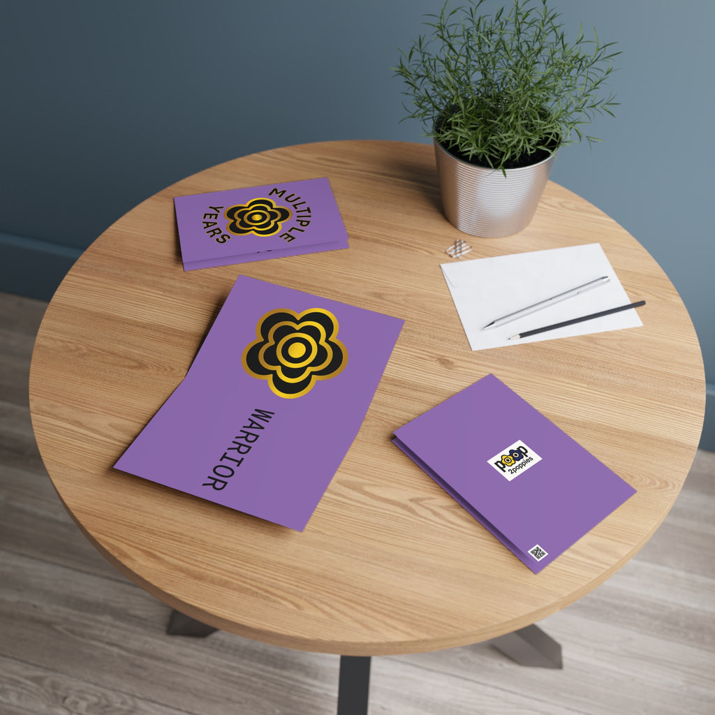 P🌺🌺P2Poppies Multiple Years Milestone Greeting Card