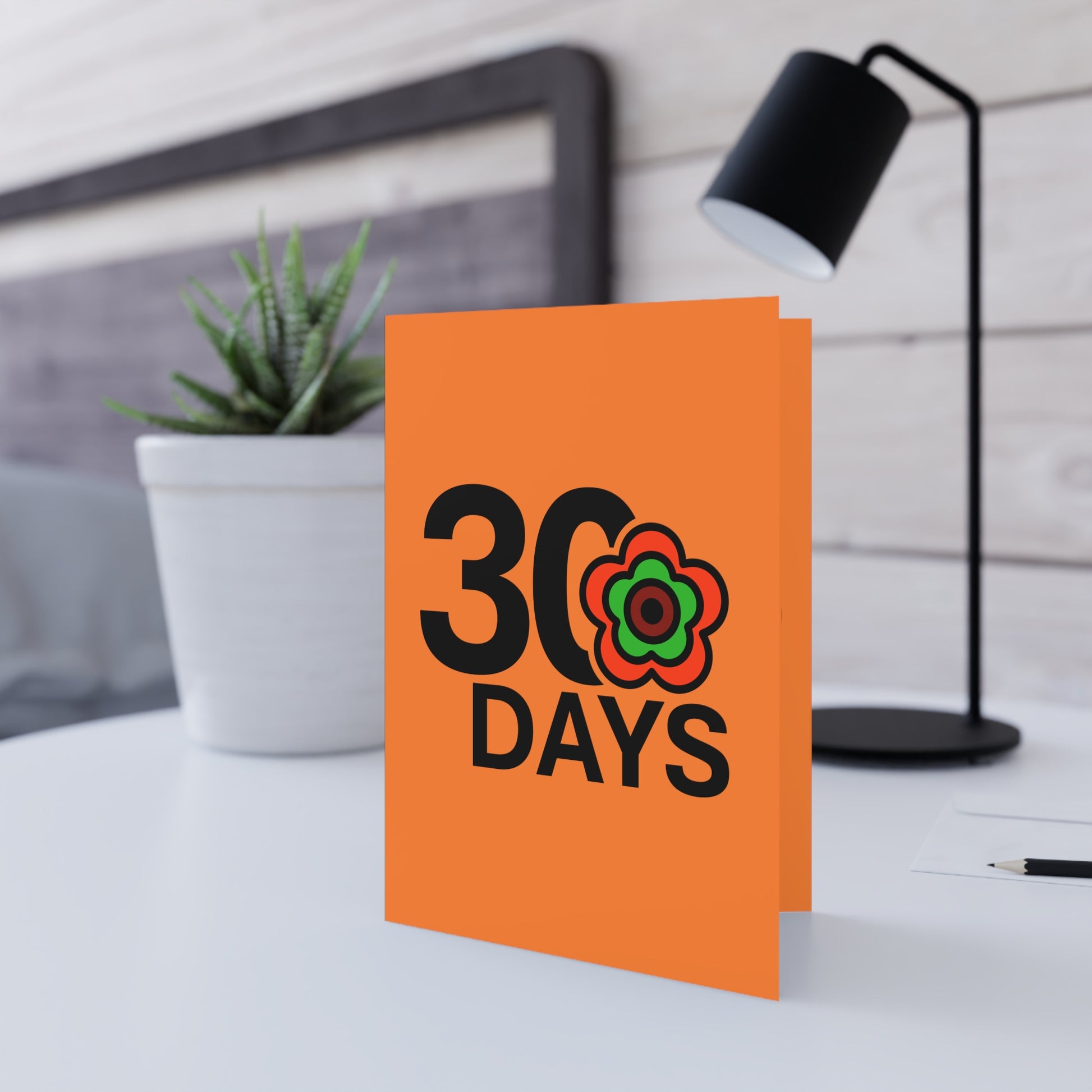 P🌺🌺P2Poppies 30 Days Milestone Greeting Card