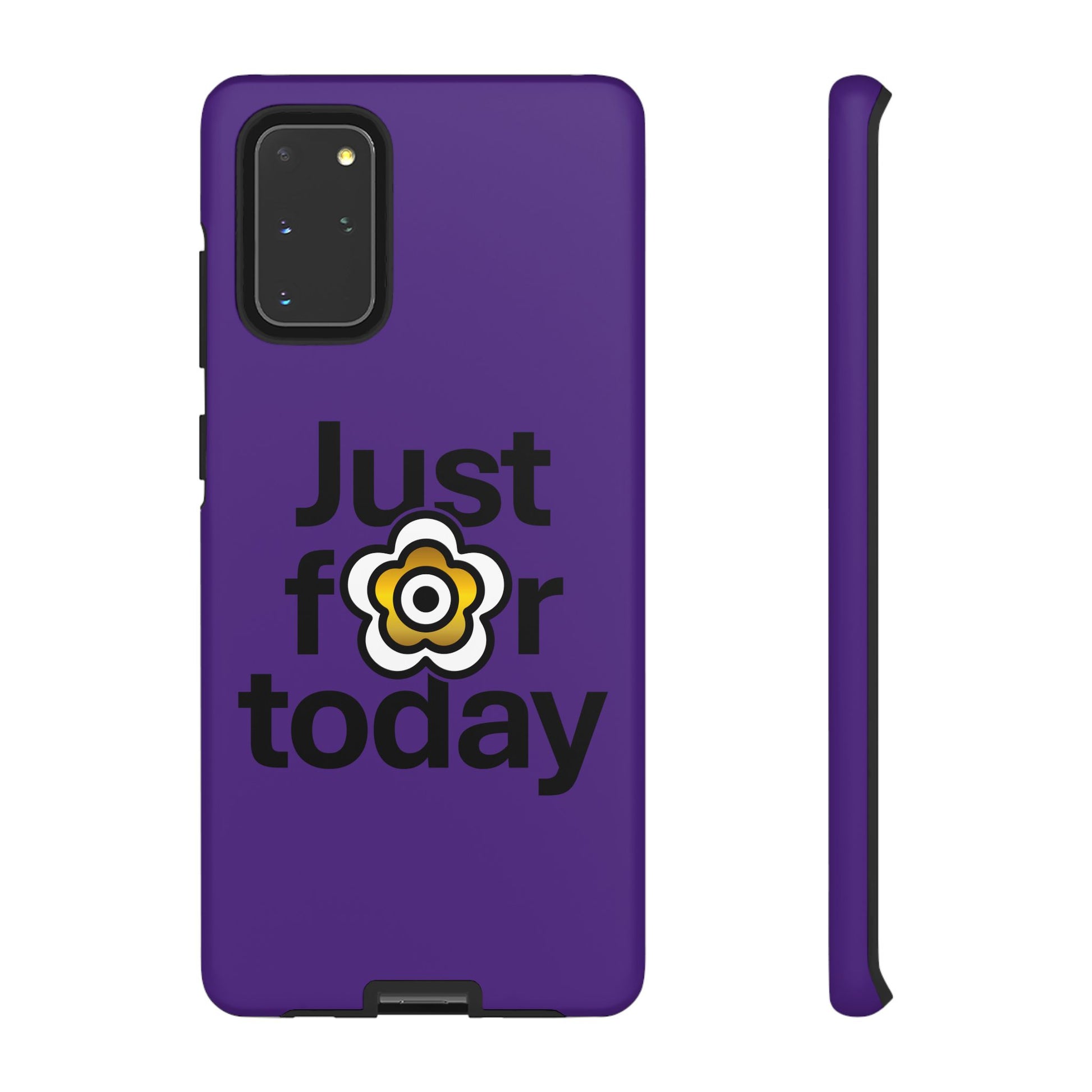 P🌺🌺P2Poppies Just for Today Samsung Phone Case – Inspirational Recovery Protection