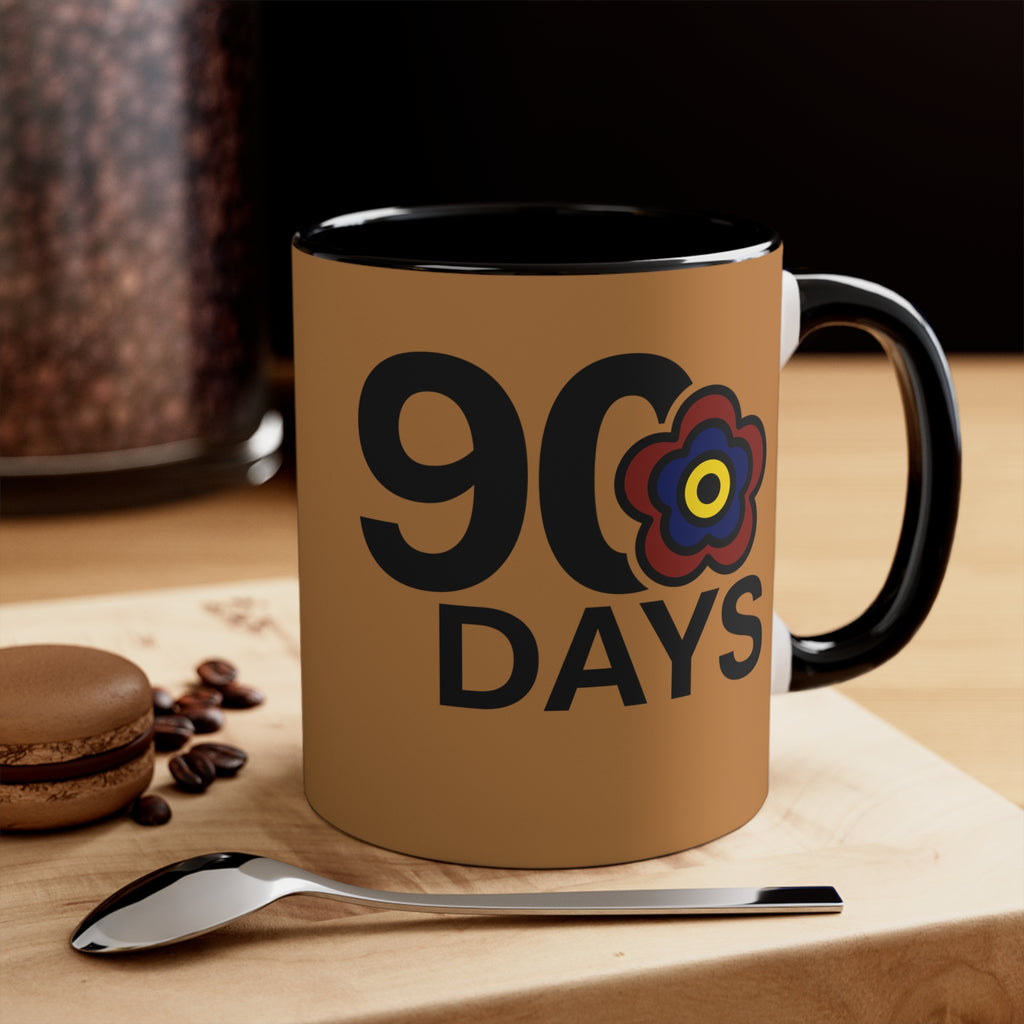 P🌺🌺P2Poppies 90 Days – Motivational Recovery Mug