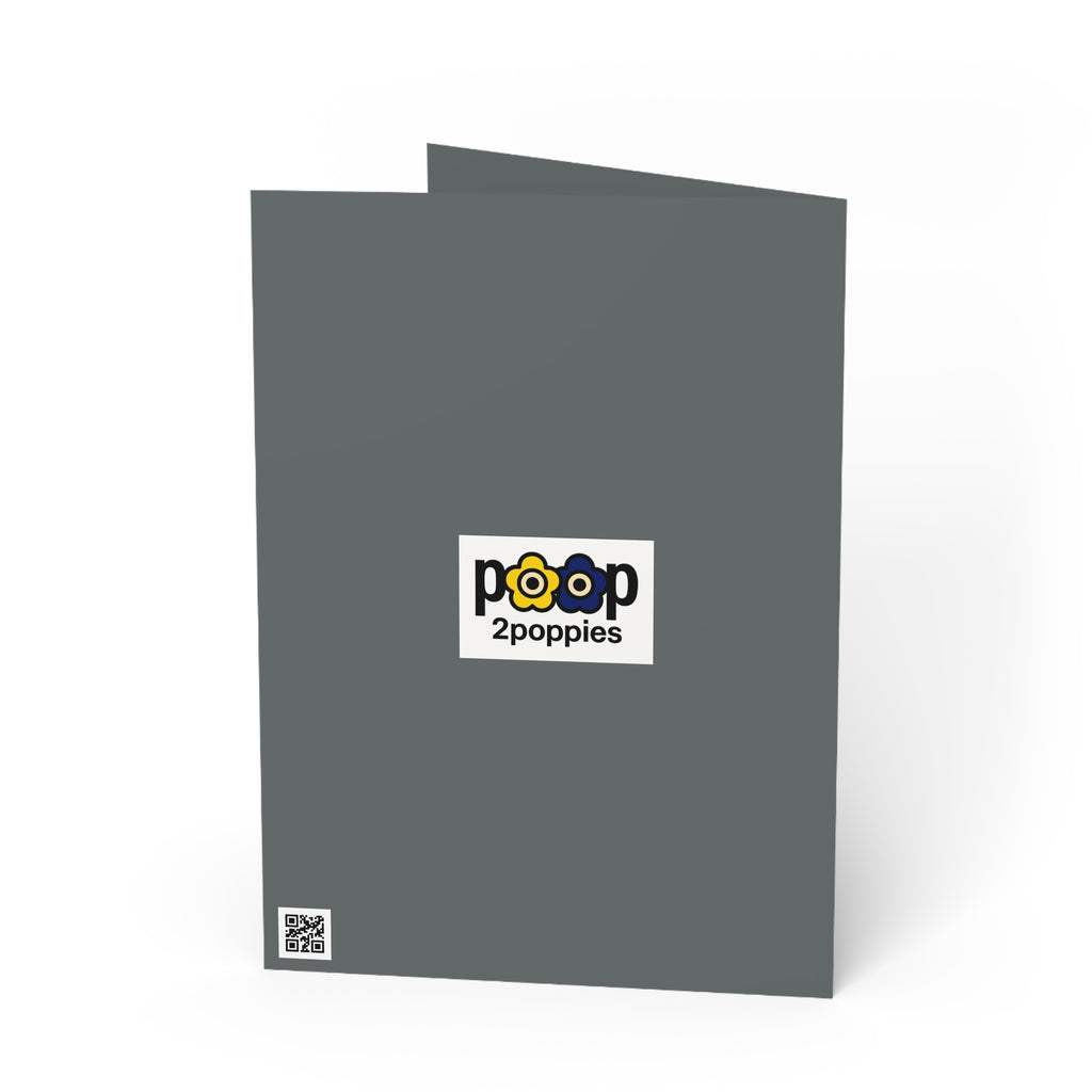 P🌺🌺P2Poppies 18 Months Milestone Greeting Card